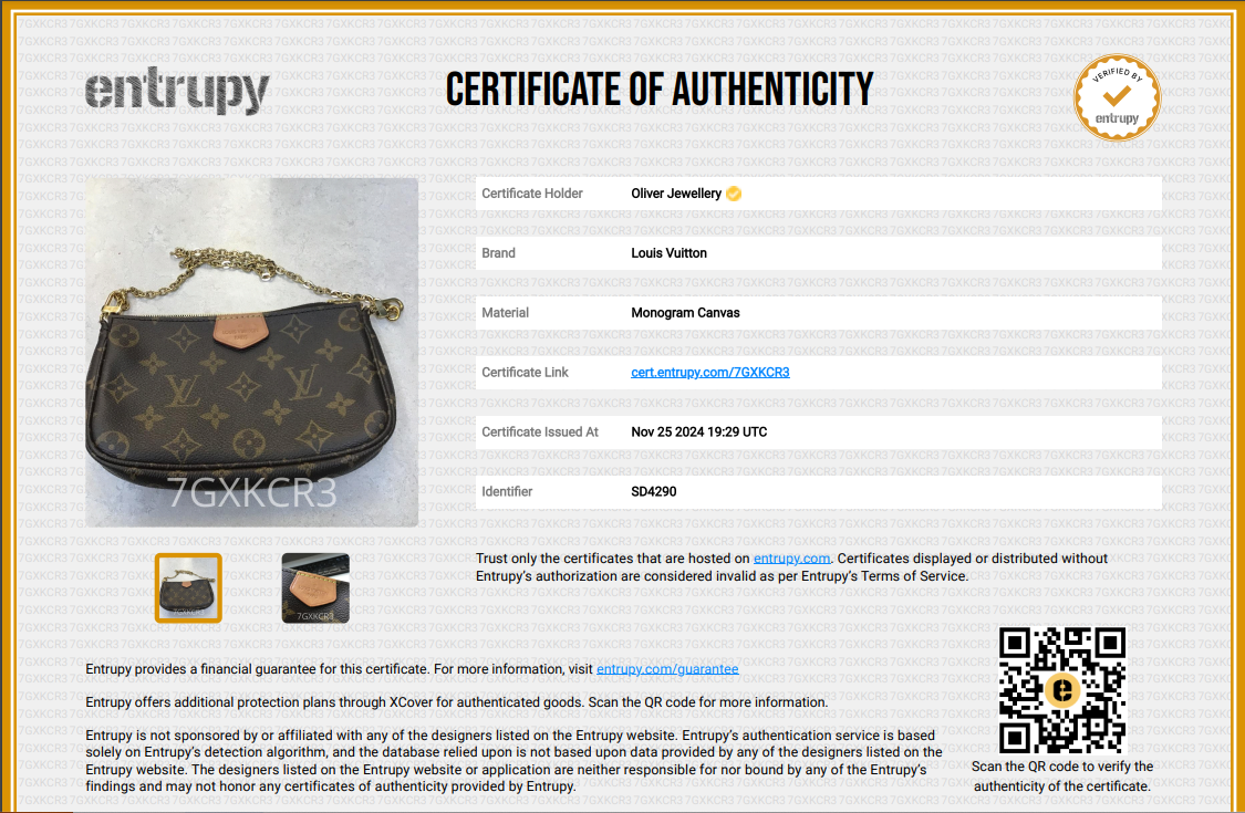 Louis Vuitton Monogram Rose Multi-Pochette Accessoires