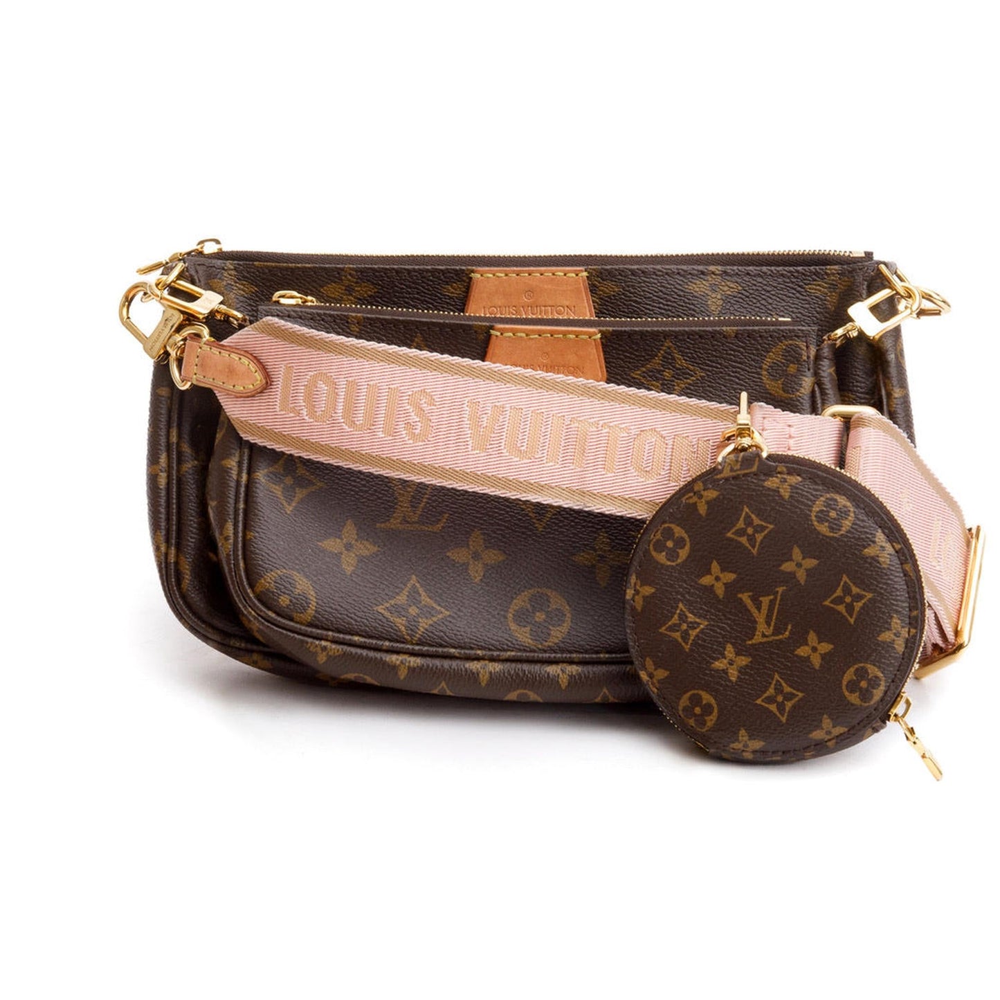 Louis Vuitton Monogram Rose Multi-Pochette Accessoires