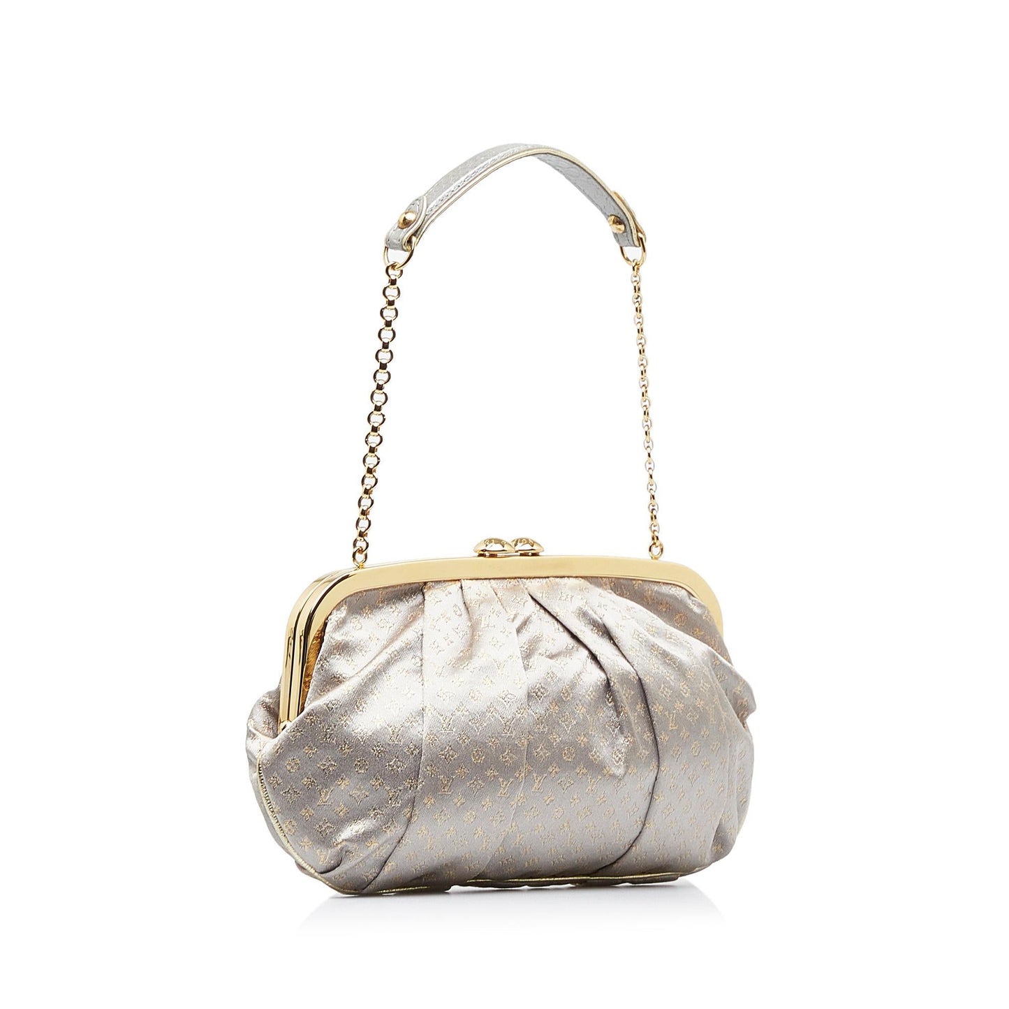 Louis Vuitton Monogram Satin Aumoniere (SHG-icN3QC)