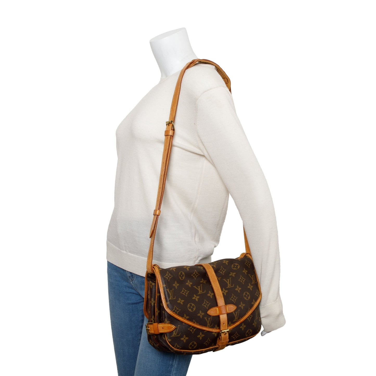 Louis Vuitton Monogram Saumur 30