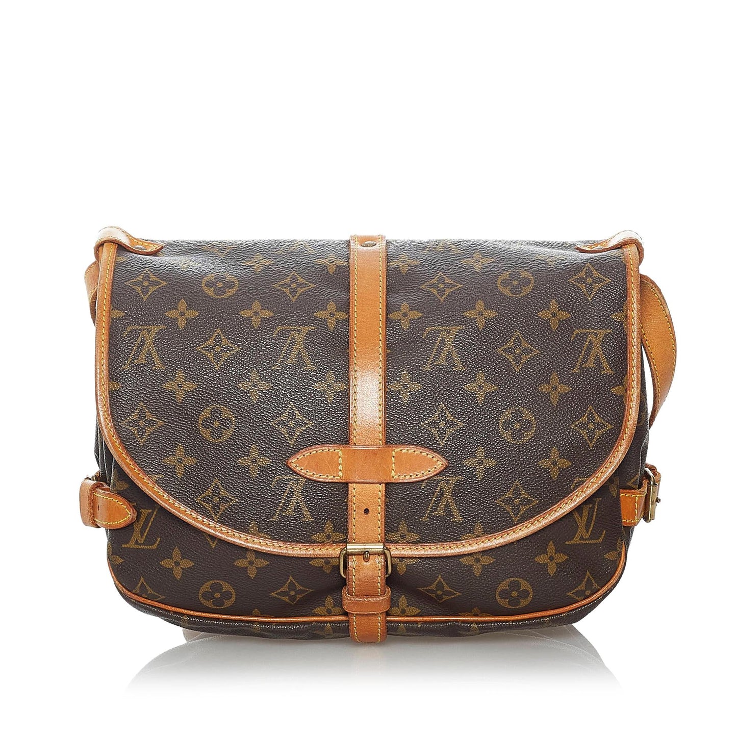 Louis Vuitton Monogram Saumur 30 (SHG-30361)