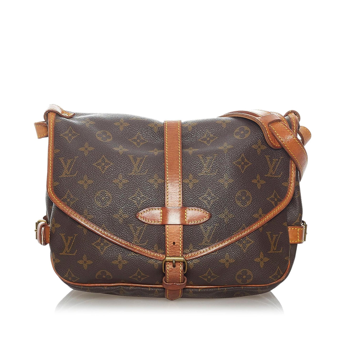 Louis Vuitton Monogram Saumur 30 (SHG-30538)