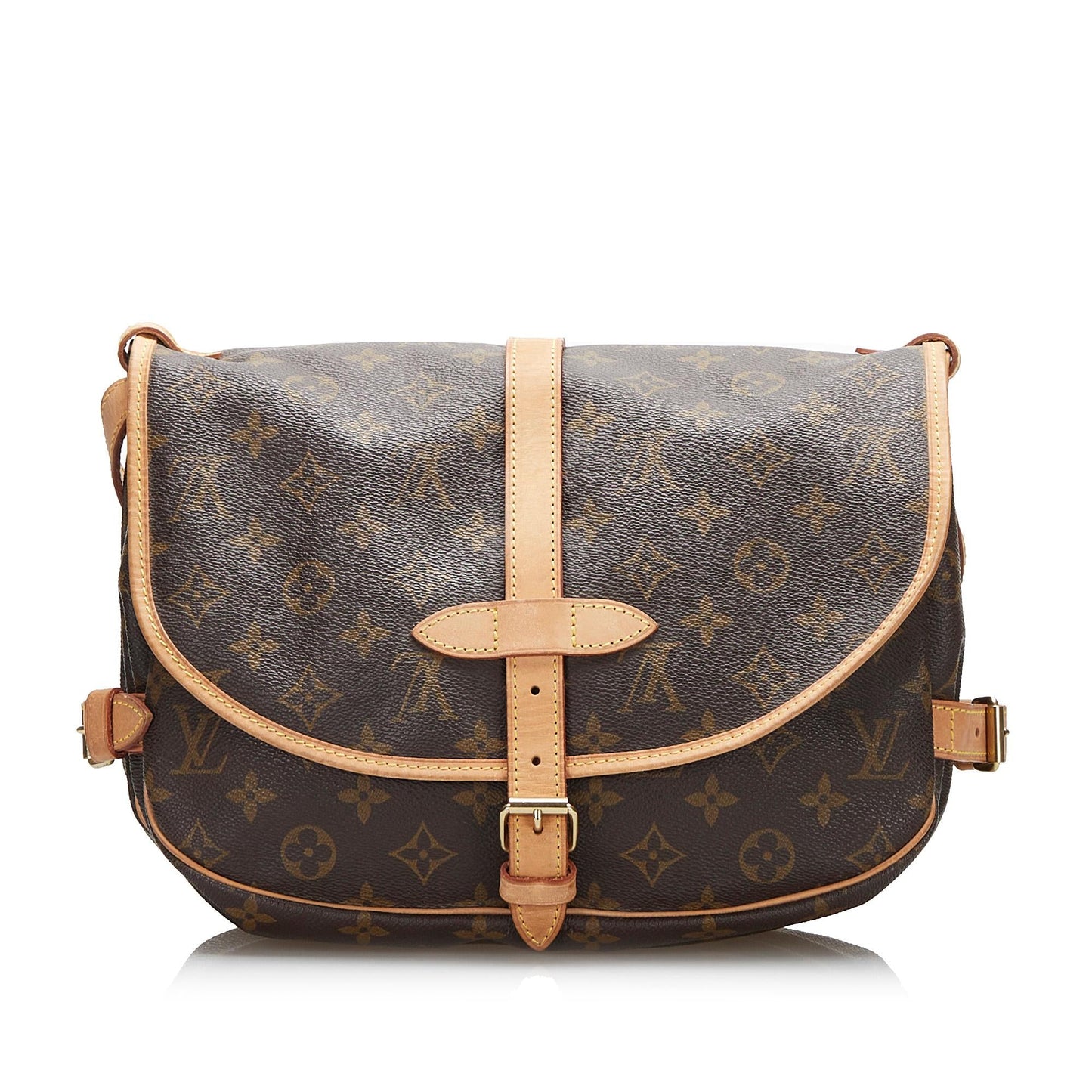 Louis Vuitton Monogram Saumur 30 (SHG-MDYoCb)