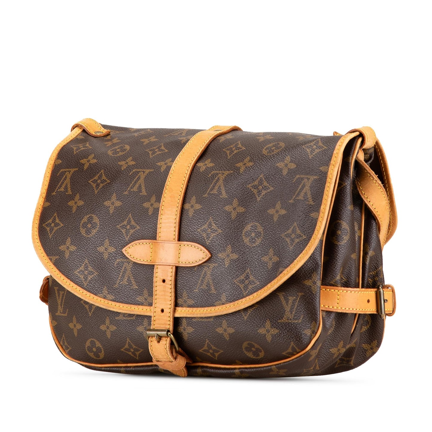 Louis Vuitton Monogram Saumur 30 (SHG-KVDFT6)