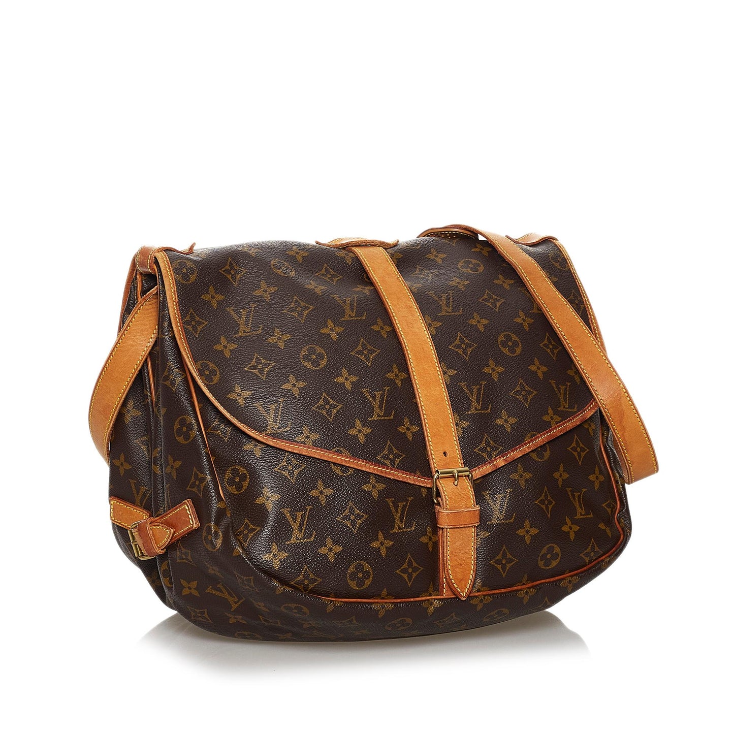 Louis Vuitton Monogram Saumur 35 (SHG-30117)