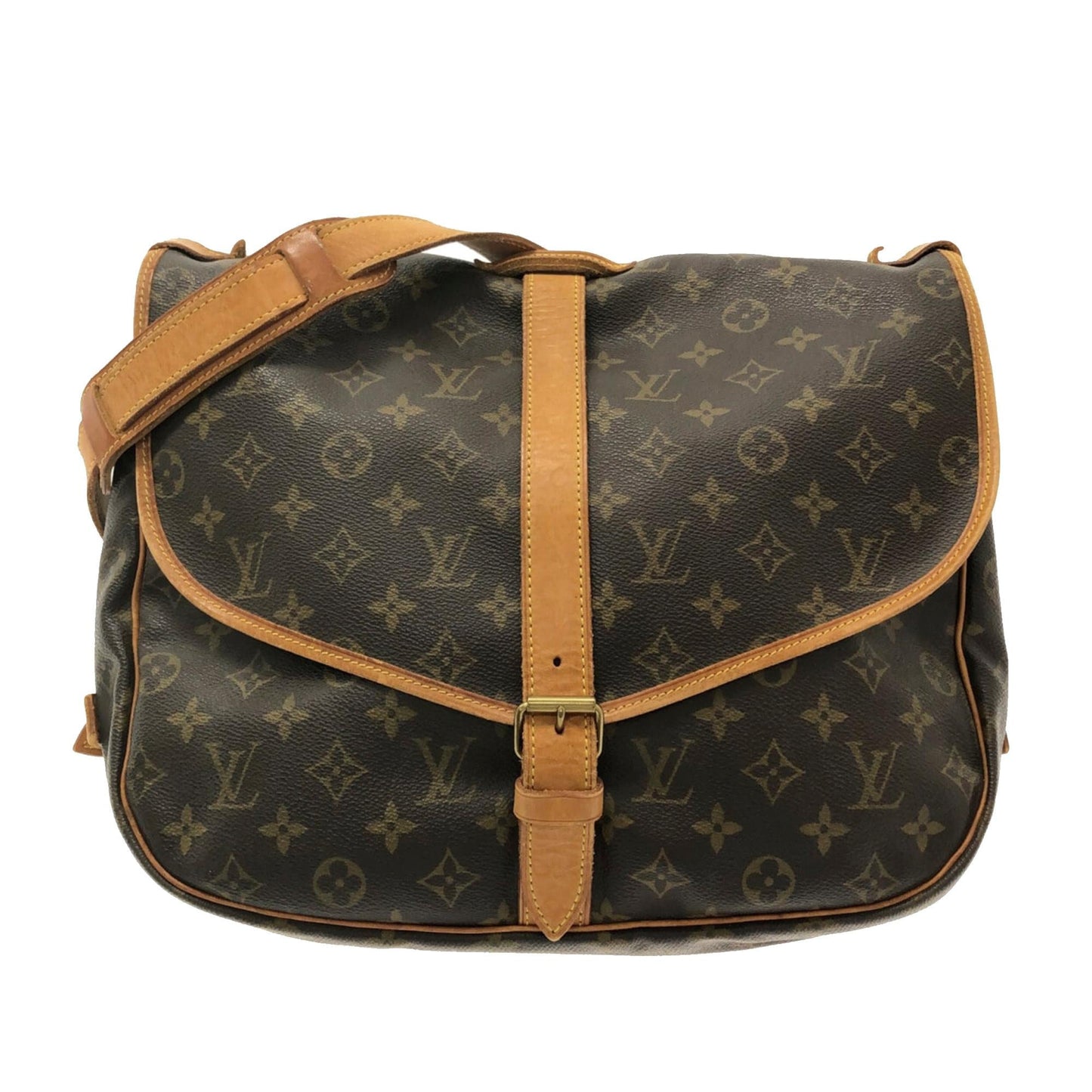 Louis Vuitton Monogram Saumur 35 (SHG-gu64rO)