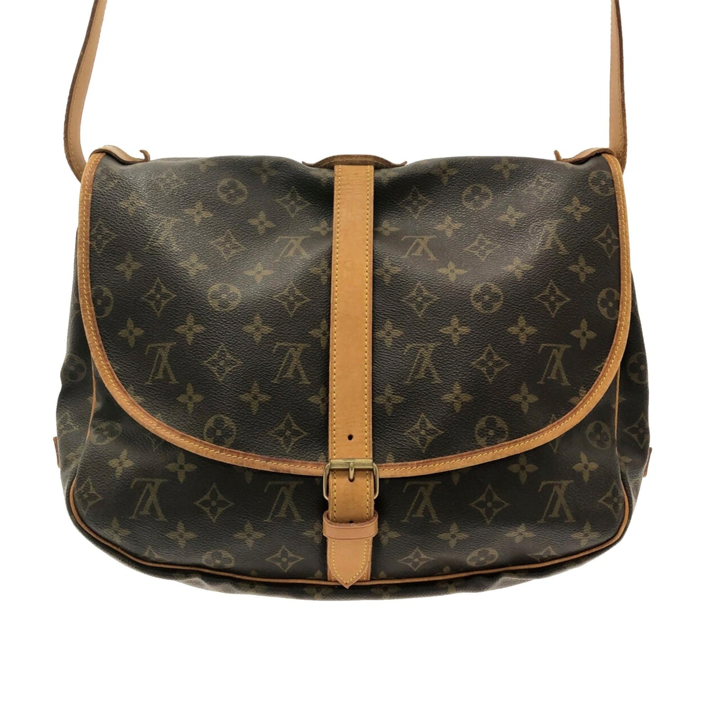 Louis Vuitton Monogram Saumur 35 (SHG-gu64rO)