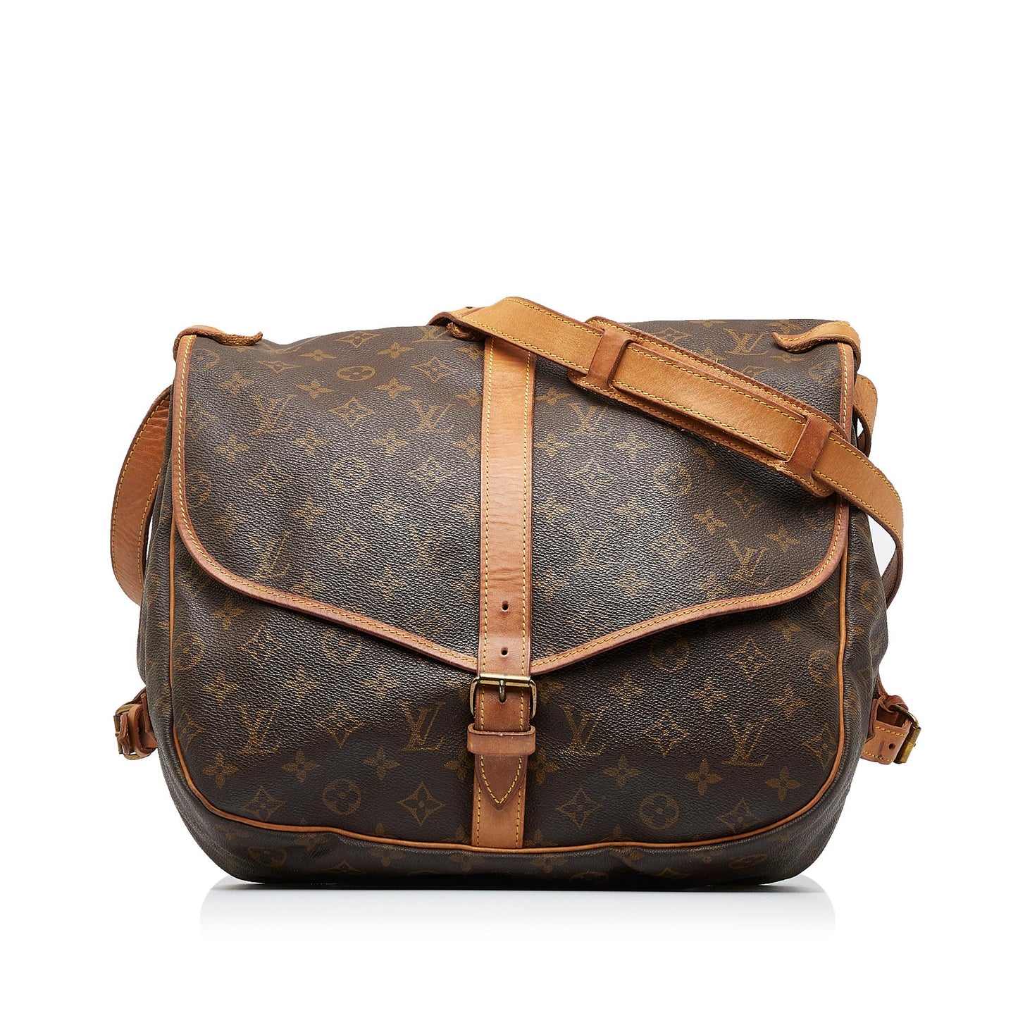 Louis Vuitton Monogram Saumur 35 (SHG-Tiy0GP)