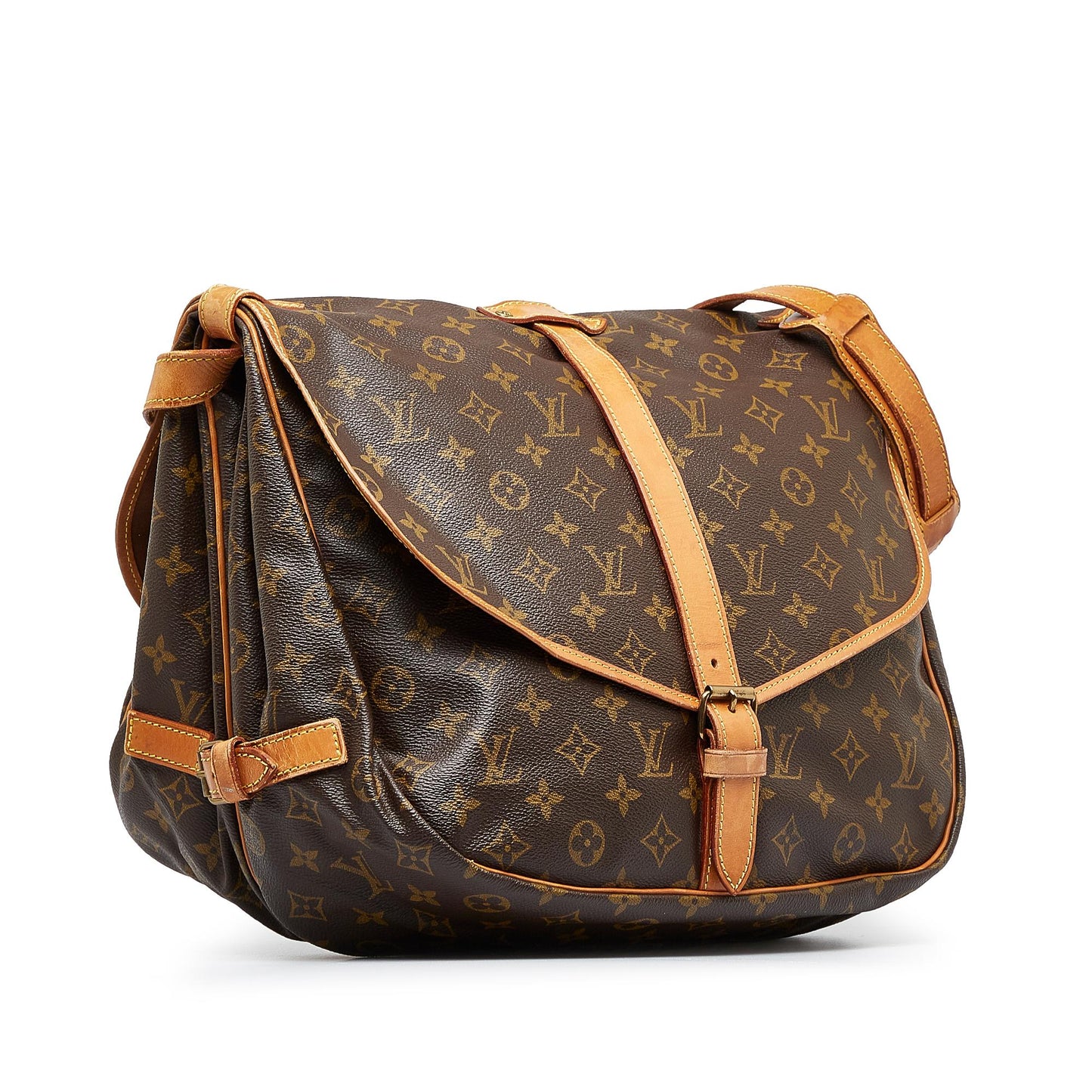 Louis Vuitton Monogram Saumur 35 (SHG-apxx0B)