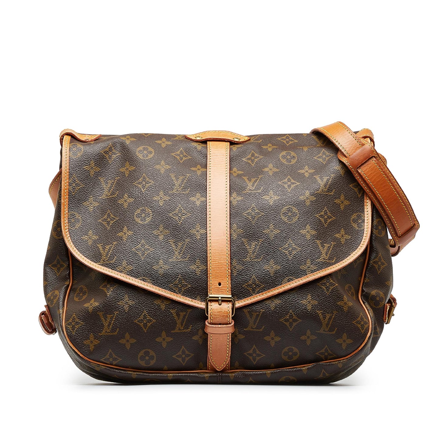 Louis Vuitton Monogram Saumur 35 (SHG-0UqiAX)