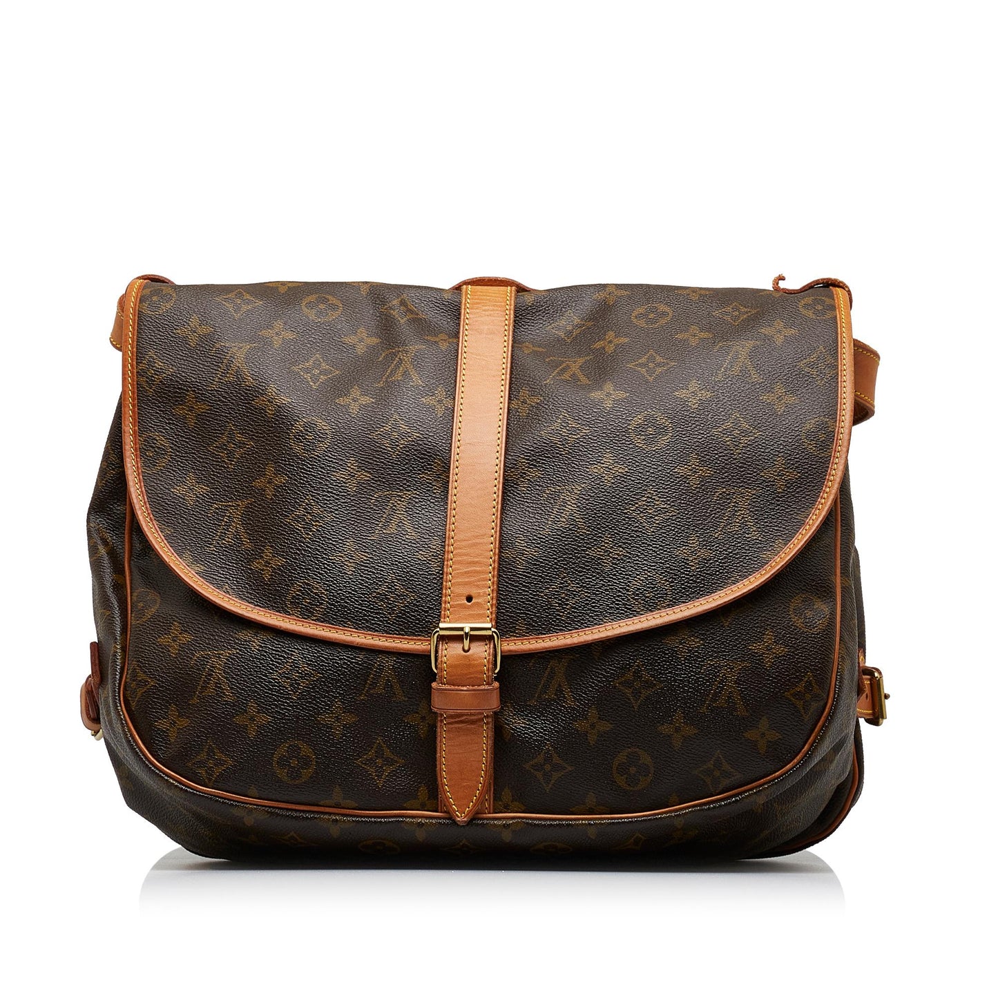 Louis Vuitton Monogram Saumur 35 (SHG-BHhAel)