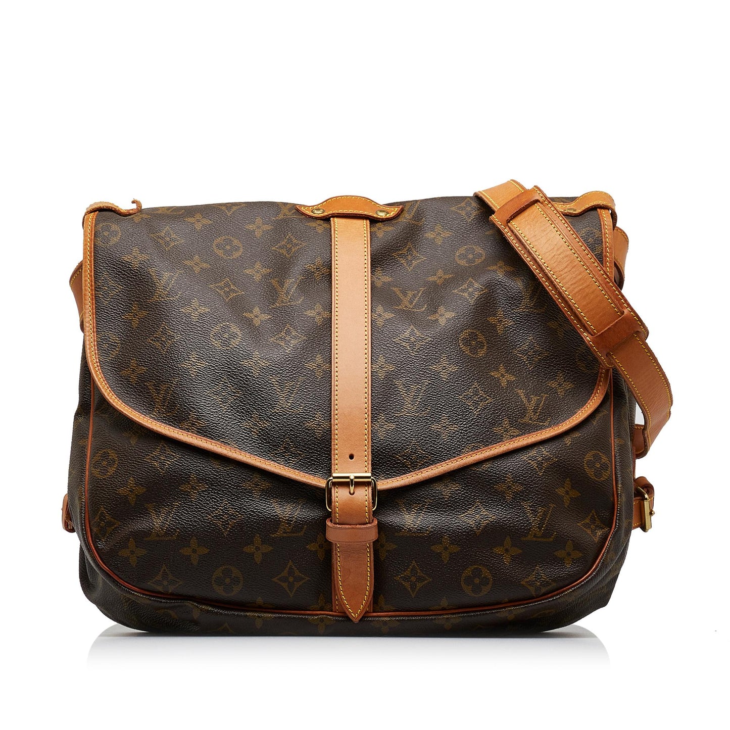 Louis Vuitton Monogram Saumur 35 (SHG-BHhAel)