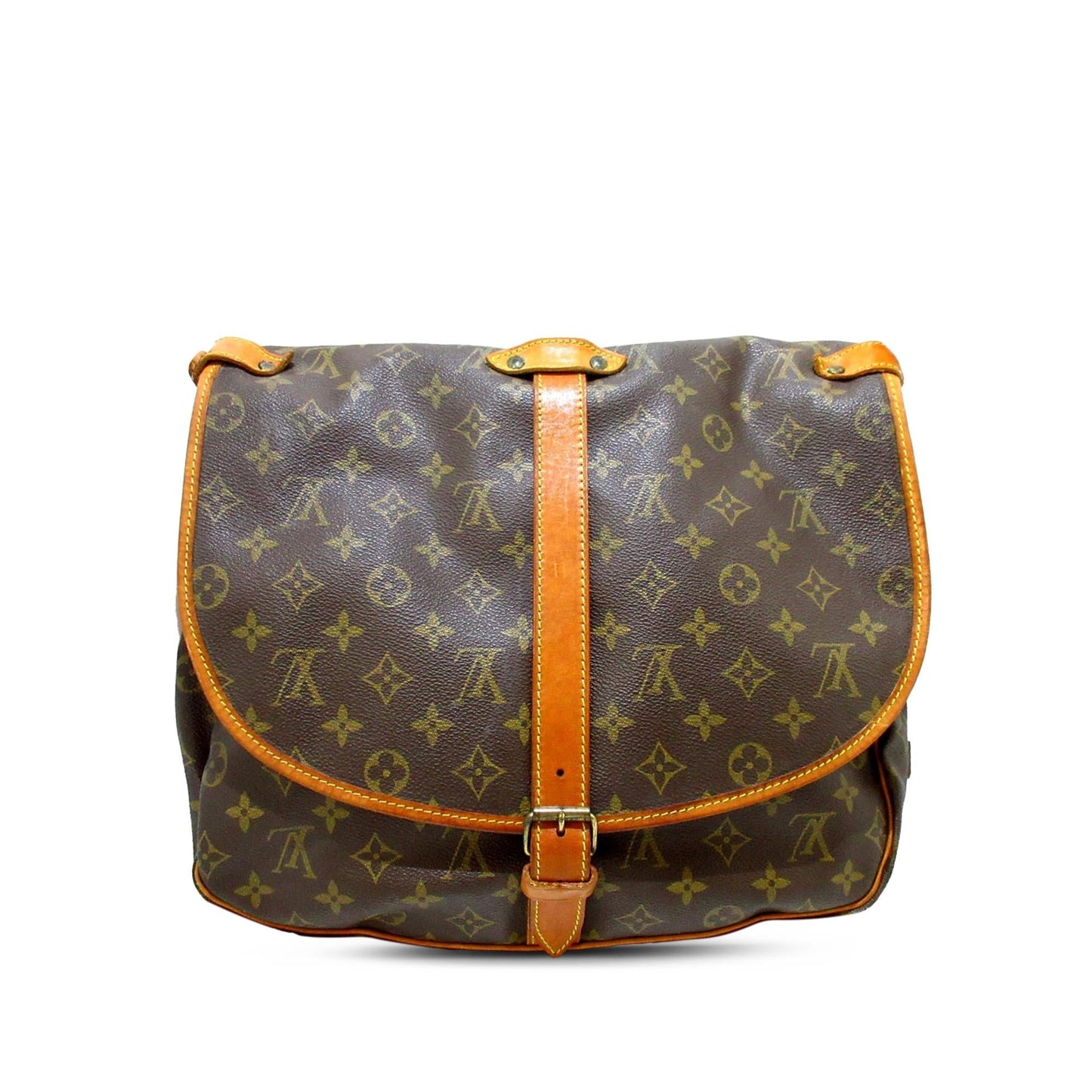 Louis Vuitton Monogram Saumur 35 (SHG-qtv6cY)
