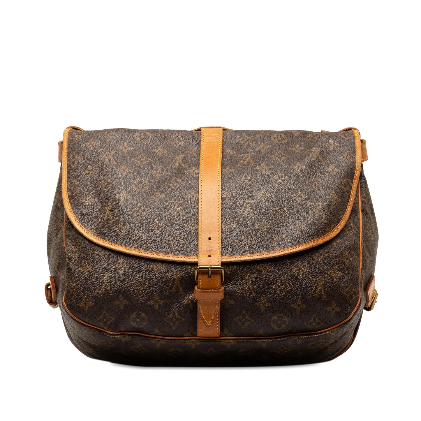 Louis Vuitton Monogram Saumur 35 (SHG-rUuXFD)