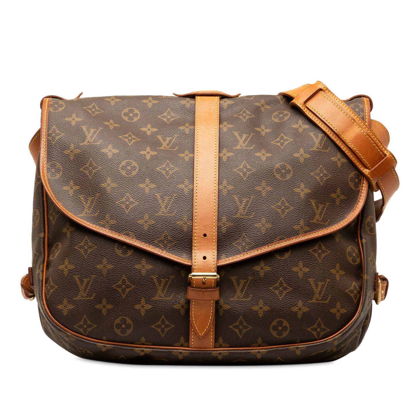Louis Vuitton Monogram Saumur 35 (SHG-jYXZz6)