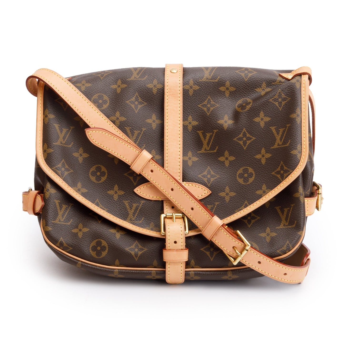 Louis Vuitton Monogram Saumur MM Crossbody Bag