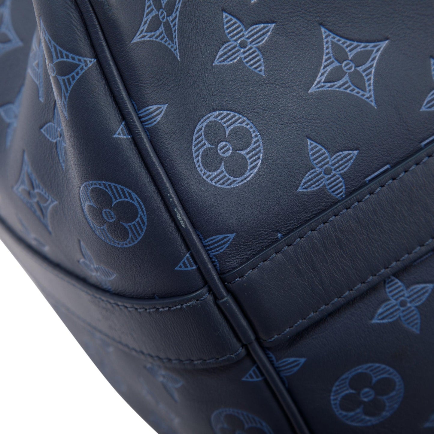Louis Vuitton Monogram Shadow Leather Keepall Bandouliere 50