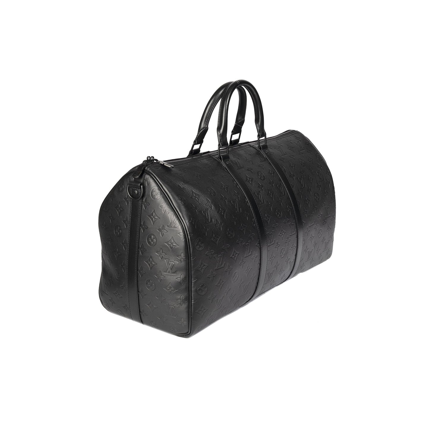 Louis Vuitton Monogram Shadow Leather Keepall Bandouliere 50