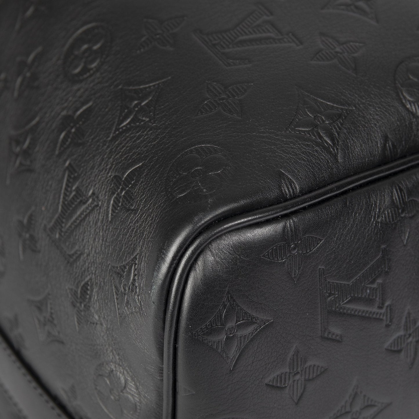 Louis Vuitton Monogram Shadow Leather Keepall Bandouliere 50