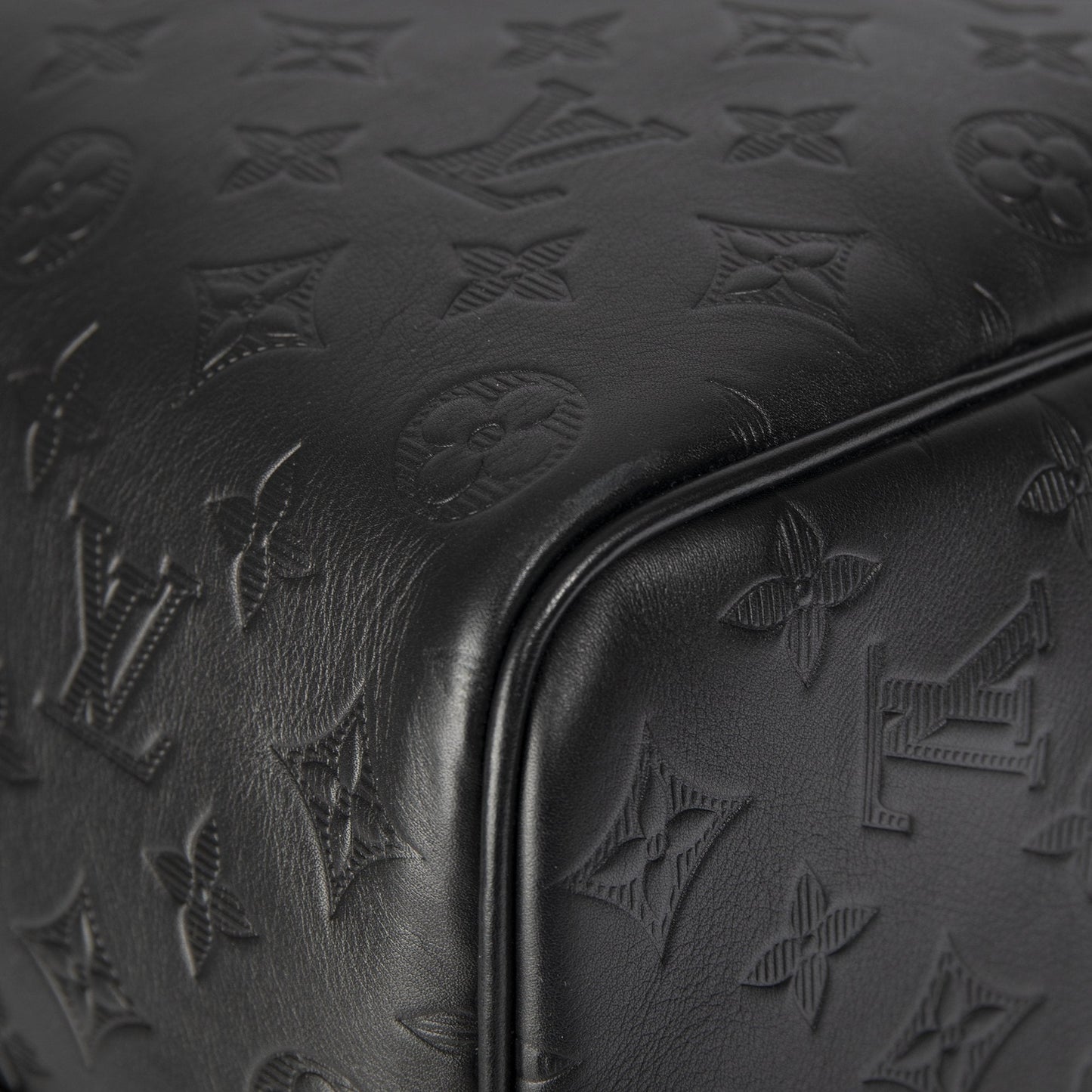 Louis Vuitton Monogram Shadow Leather Keepall Bandouliere 50