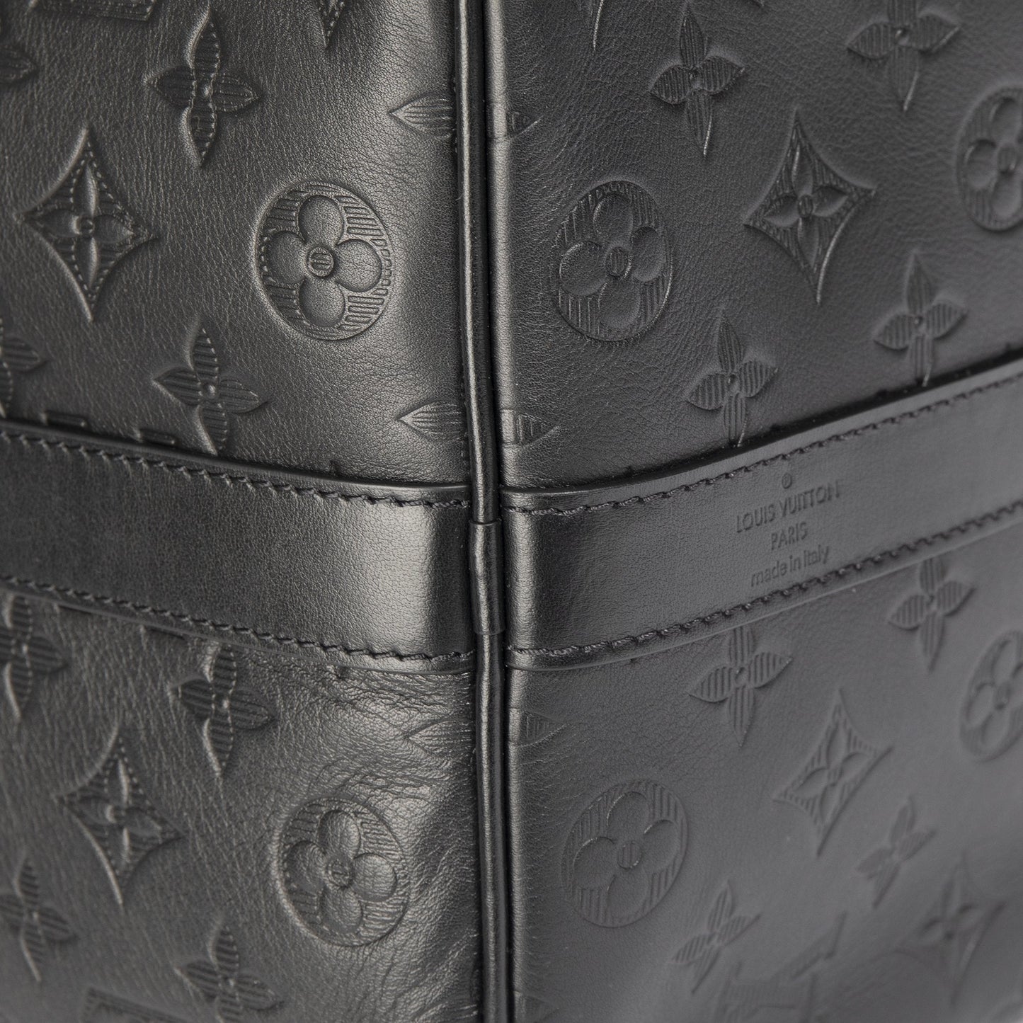 Louis Vuitton Monogram Shadow Leather Keepall Bandouliere 50