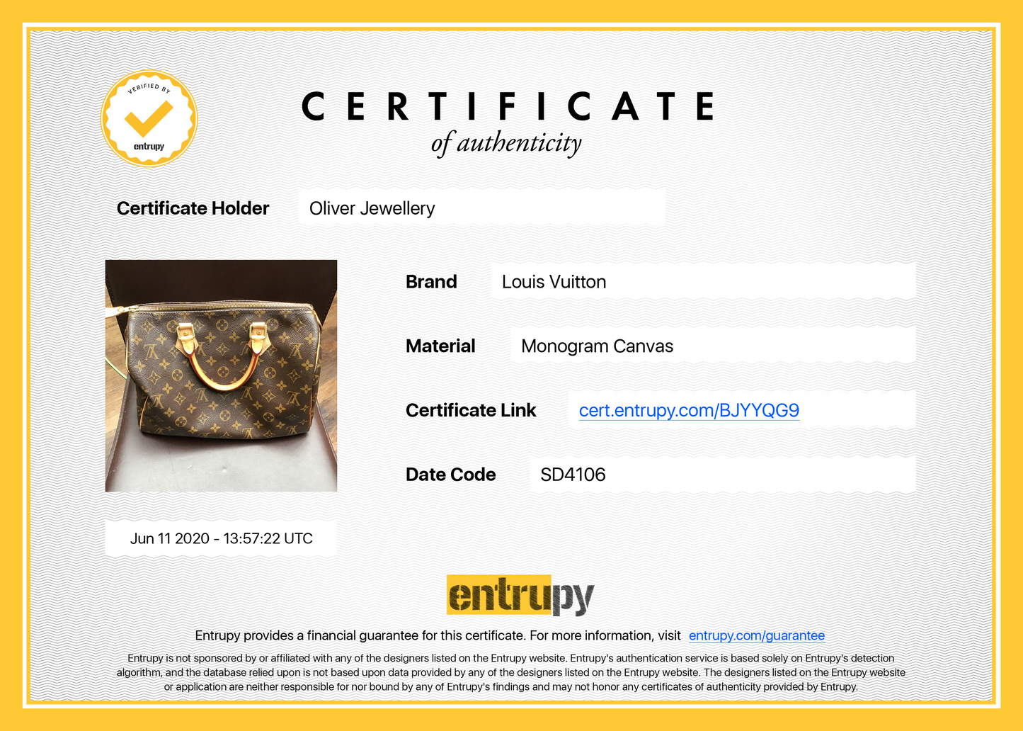 Louis Vuitton Monogram Speedy 30