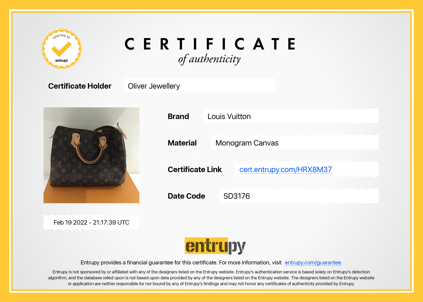 Louis Vuitton Monogram Speedy 30