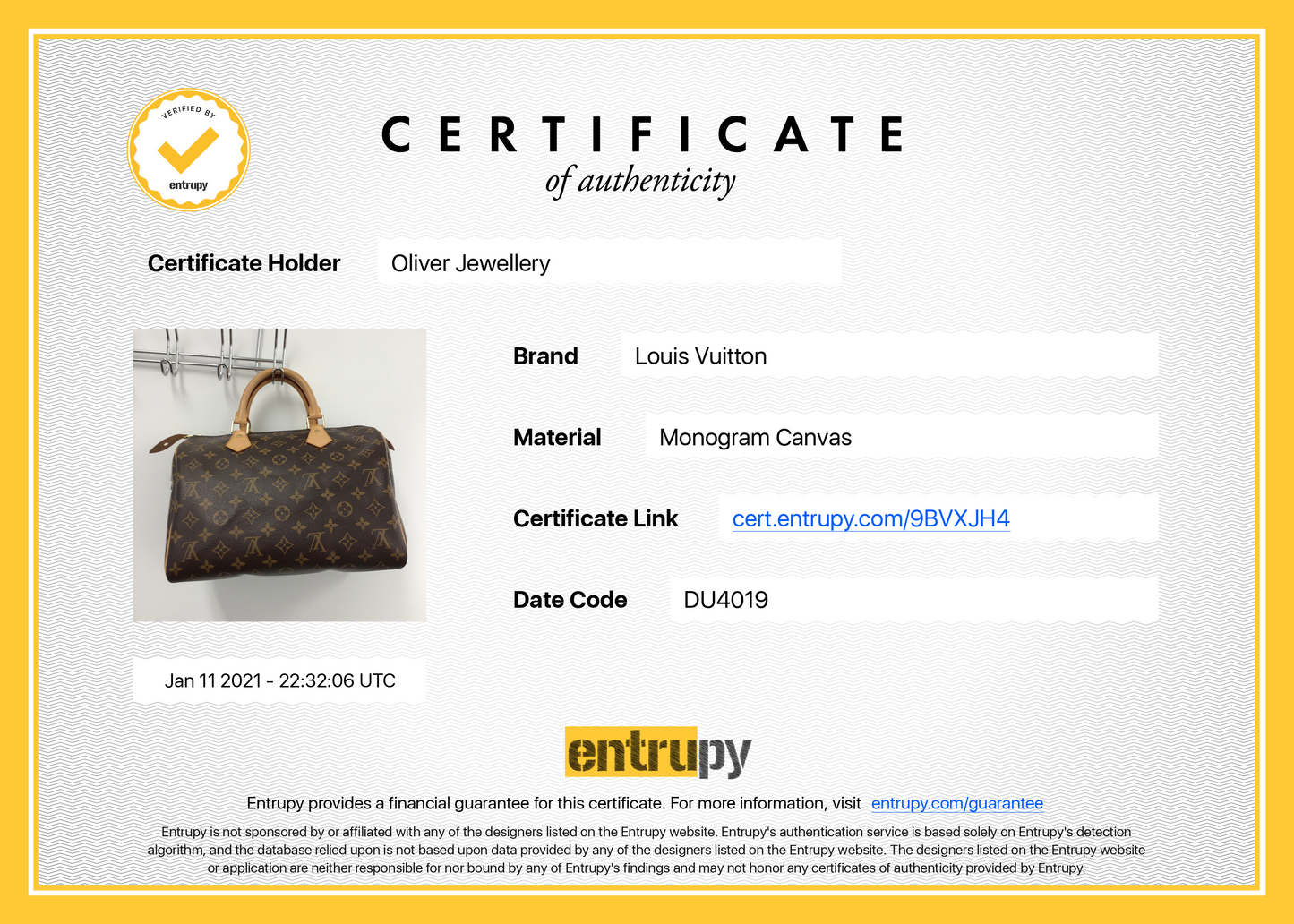 Louis Vuitton Monogram Speedy 35