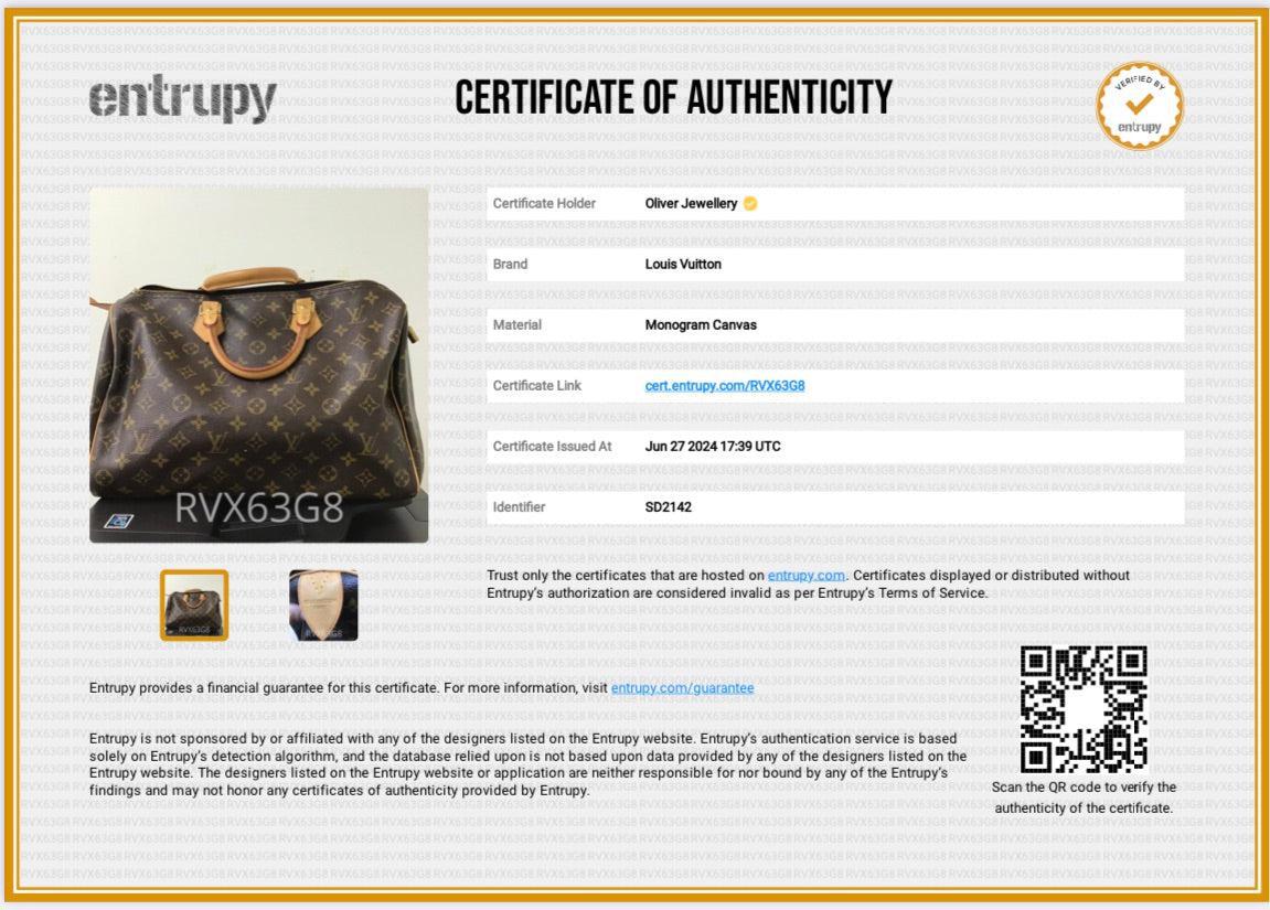 Louis Vuitton Monogram Speedy 35