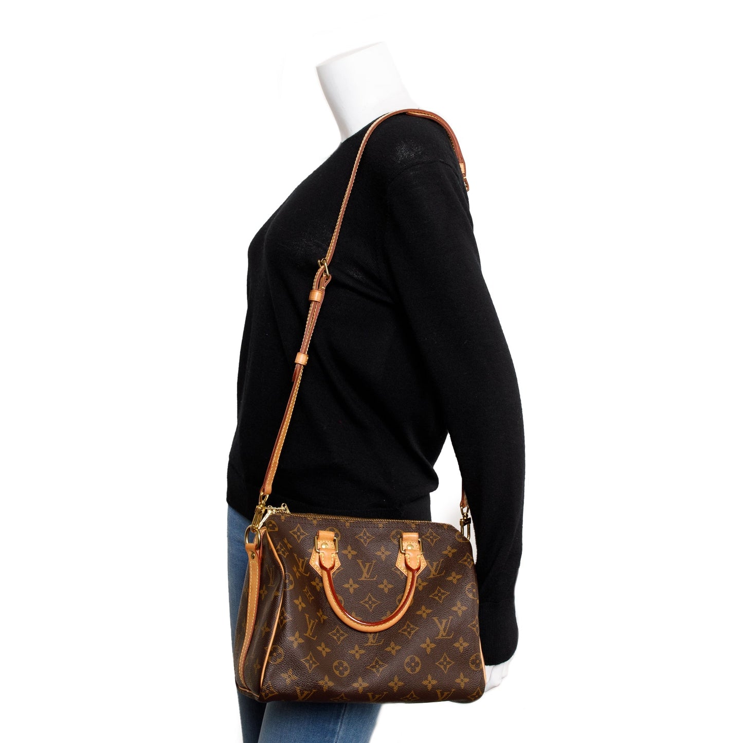 Louis Vuitton Monogram Speedy Bandouliere 25