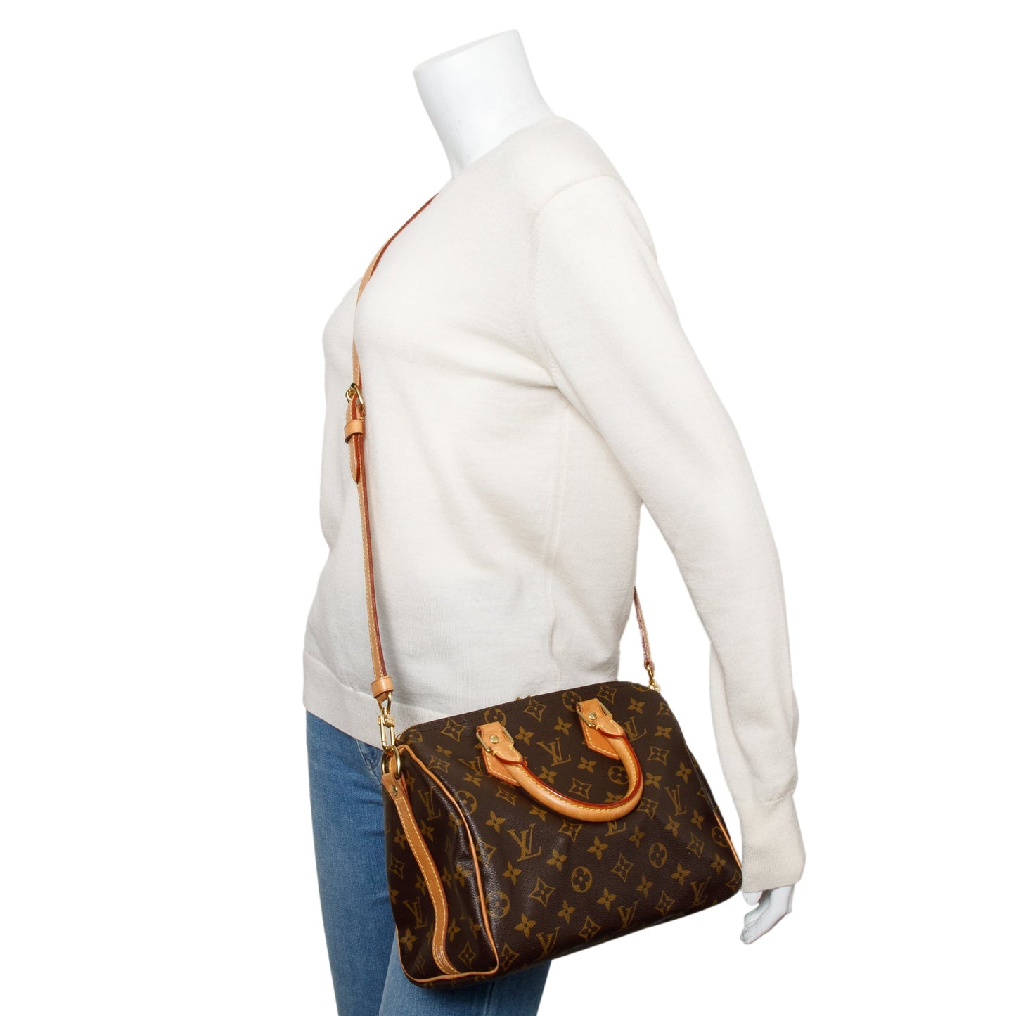Louis Vuitton Monogram Speedy Bandouliere 25