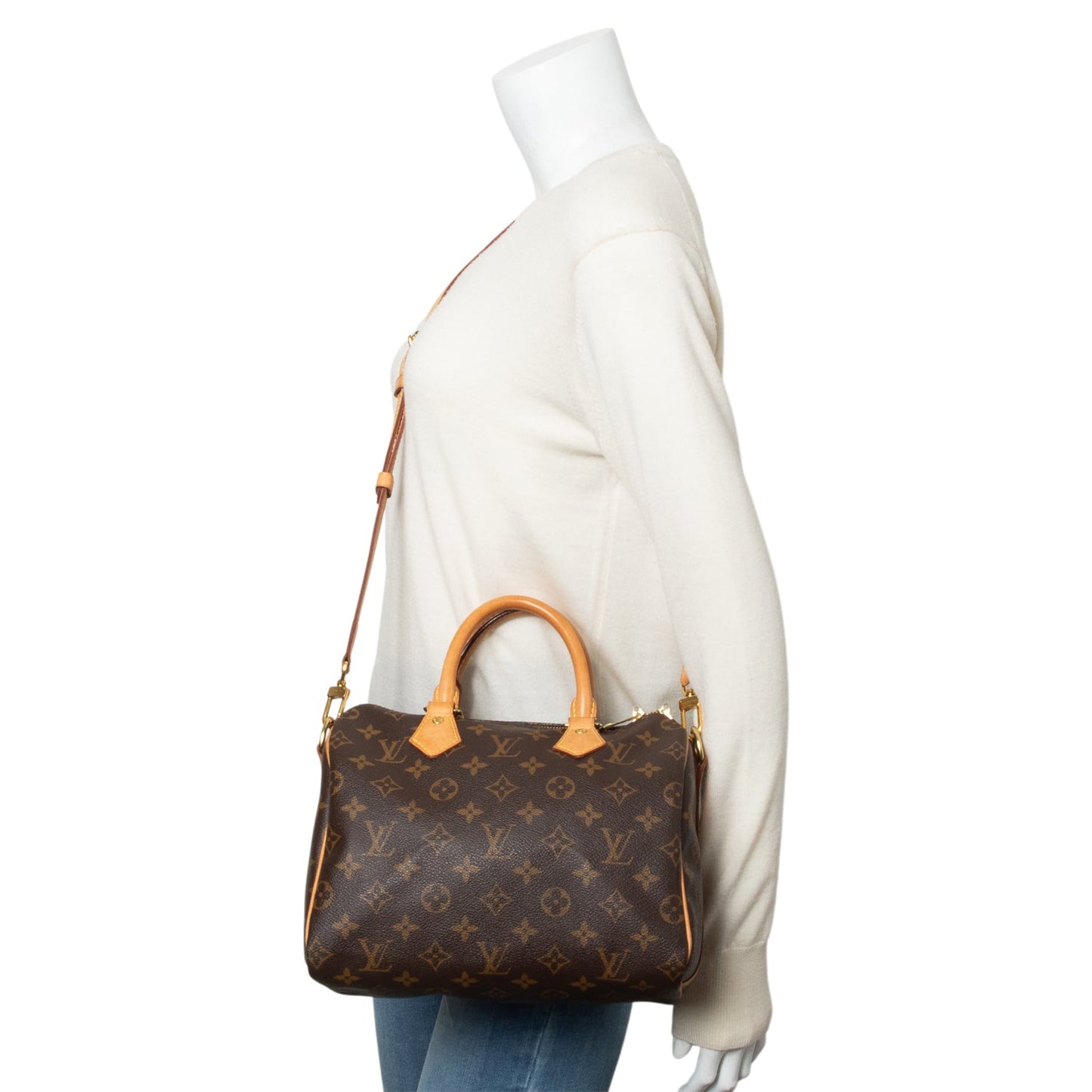 Louis Vuitton Monogram Speedy Bandouliere 25