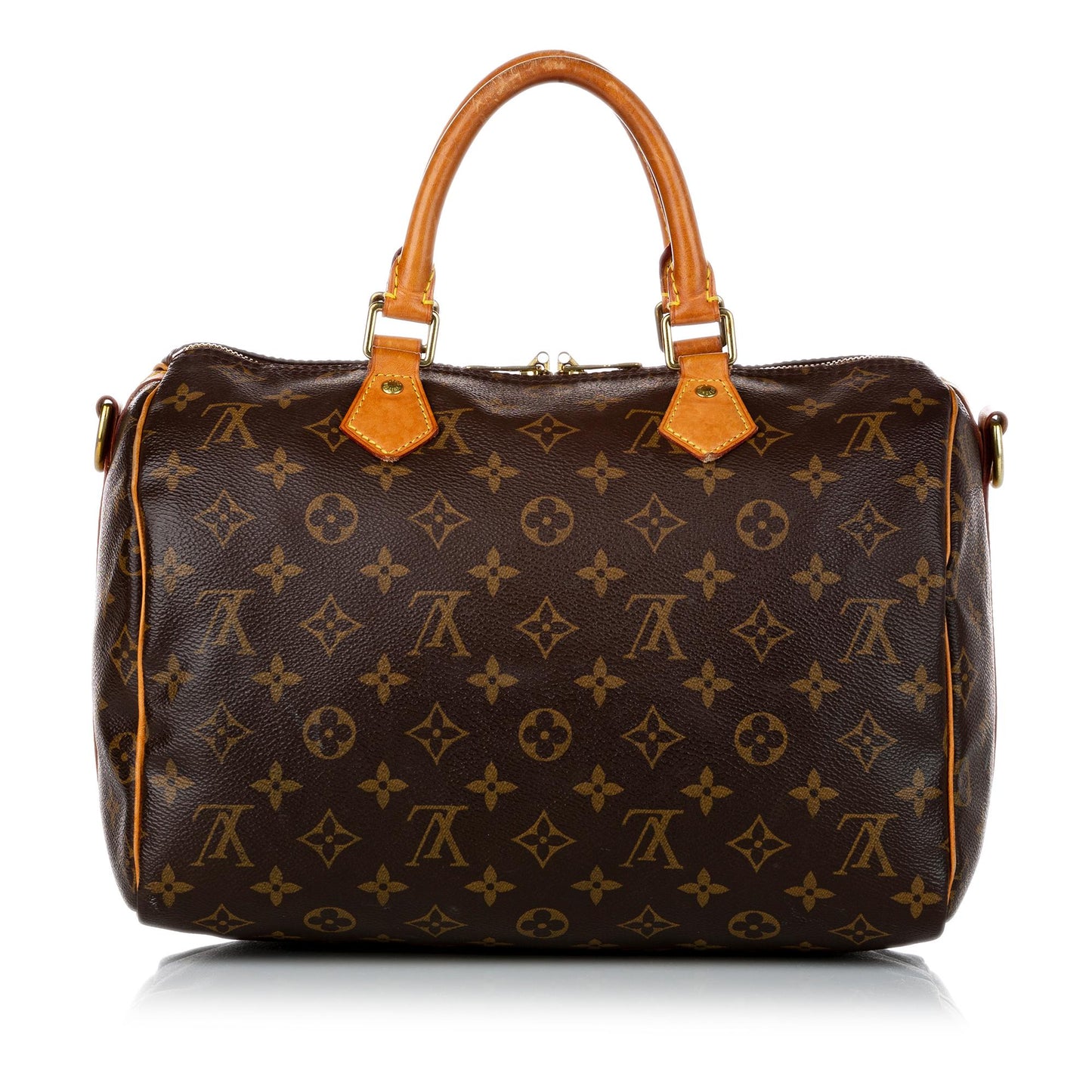 Louis Vuitton Monogram Speedy Bandouliere 30 (SHG-30442)