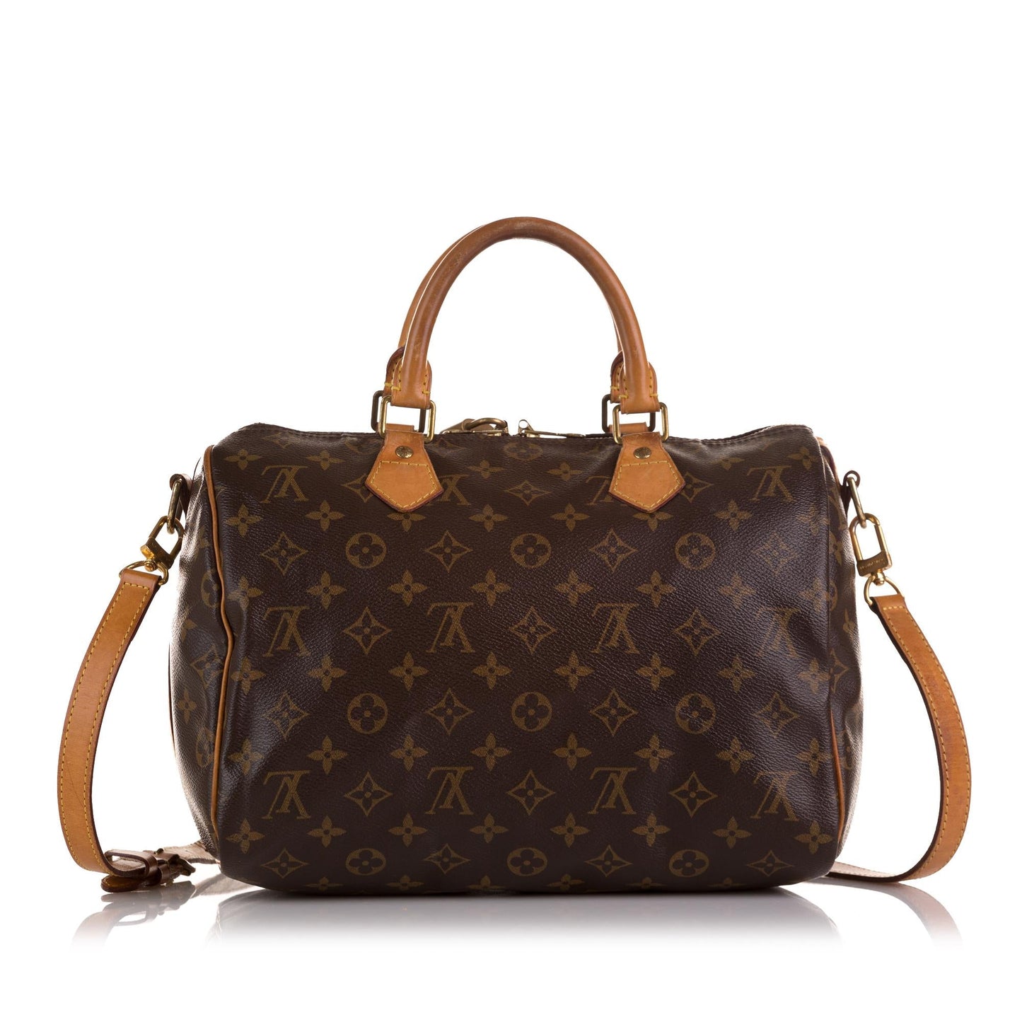 Louis Vuitton Monogram Speedy Bandouliere 30 (SHG-FM2NTm)