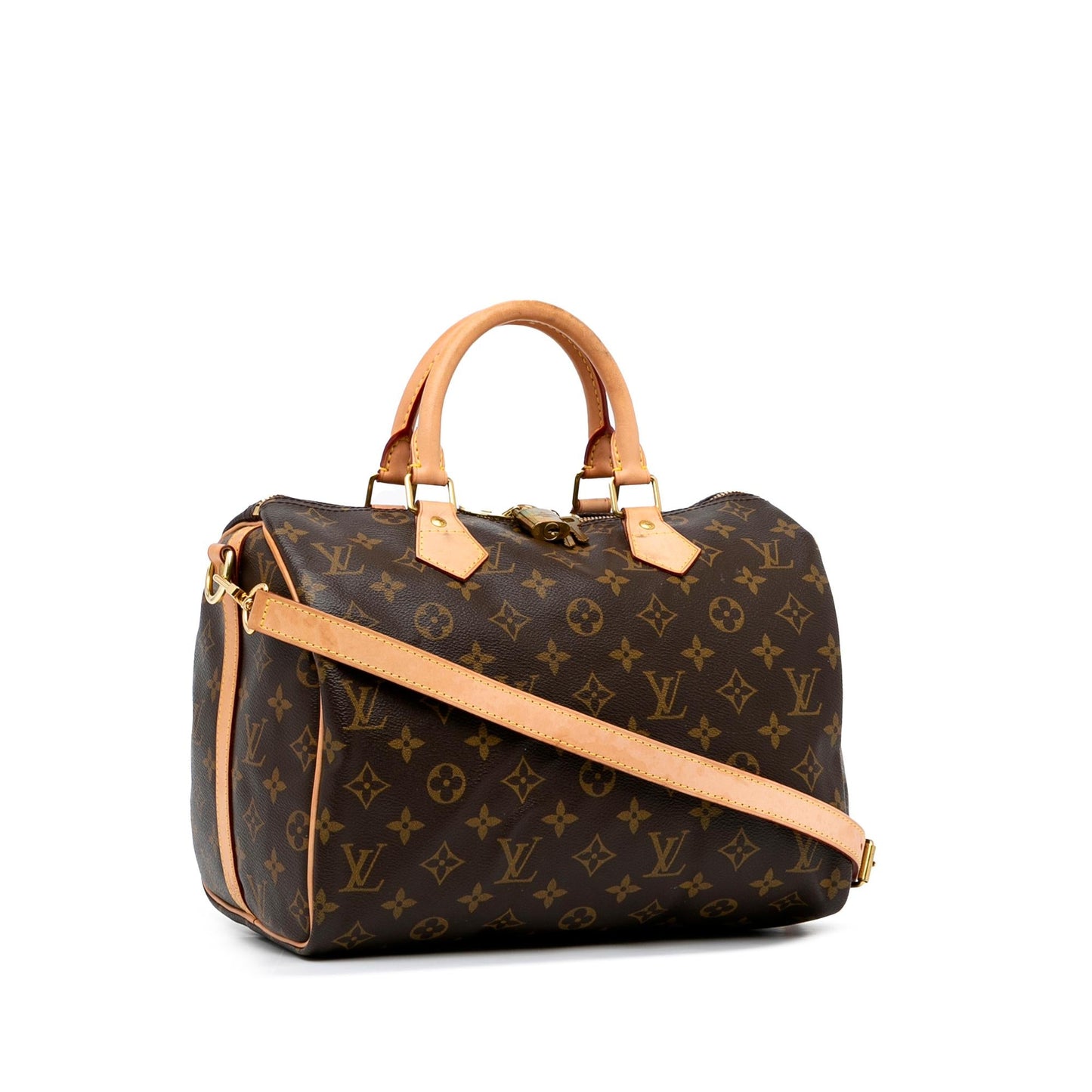 Louis Vuitton Monogram Speedy Bandouliere 30 (SHG-ab1Gp5)