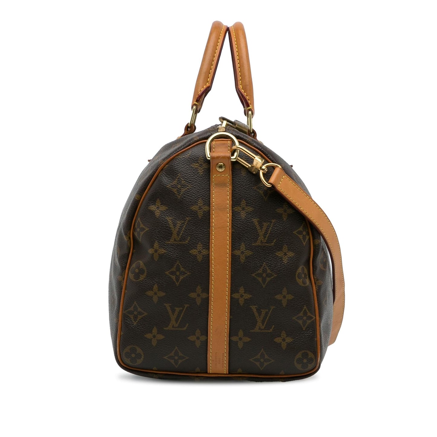 Louis Vuitton Monogram Speedy Bandouliere 35 (SHG-304d3l)