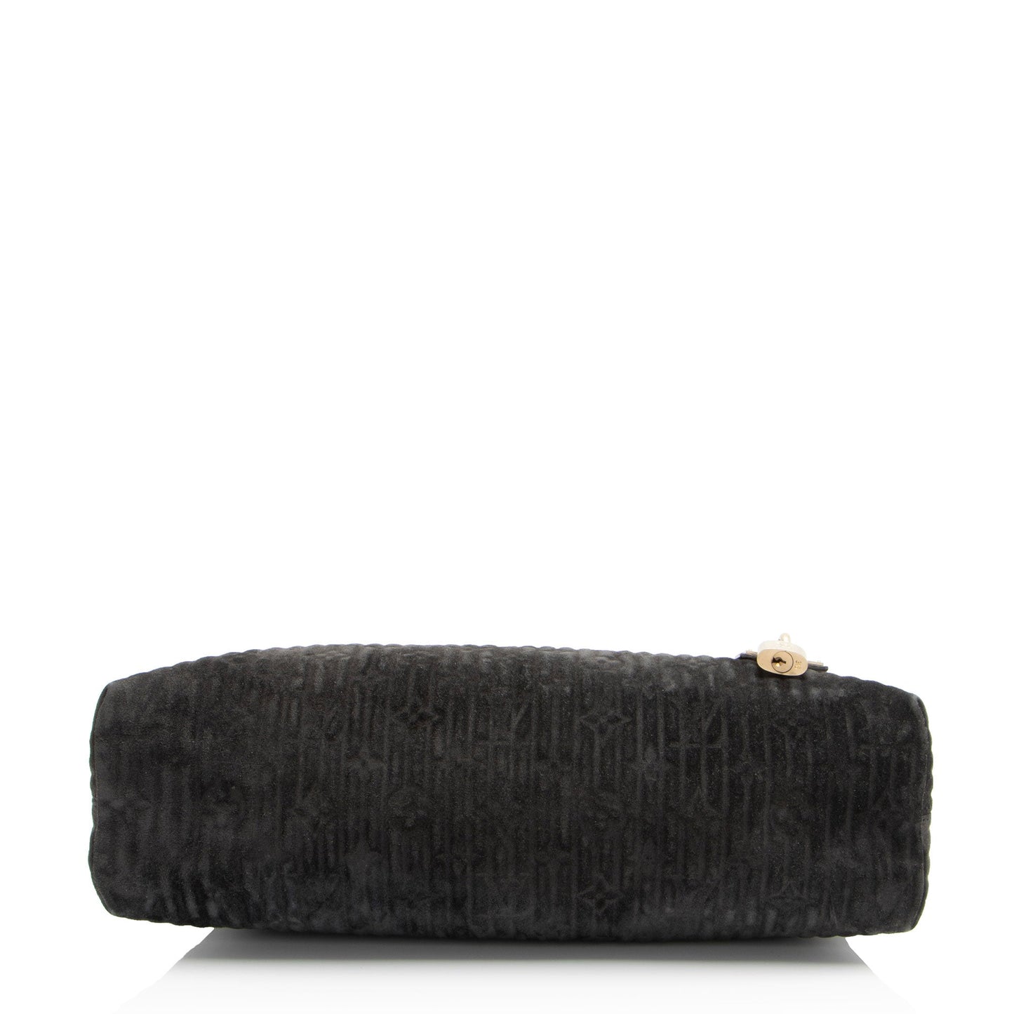 Louis Vuitton Monogram Embossed Suede Python Wish Bag