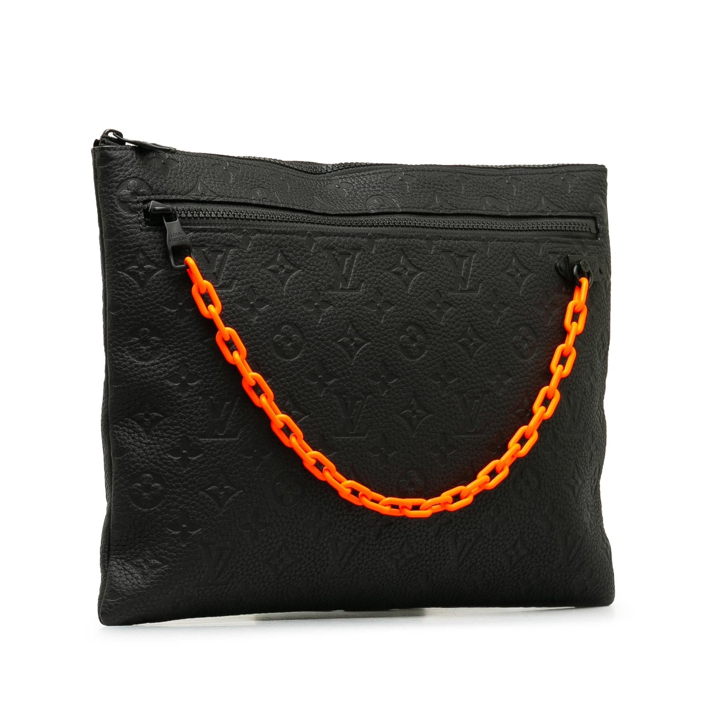Louis Vuitton Monogram Taurillon A4 Pouch (SHG-oDZOYH)