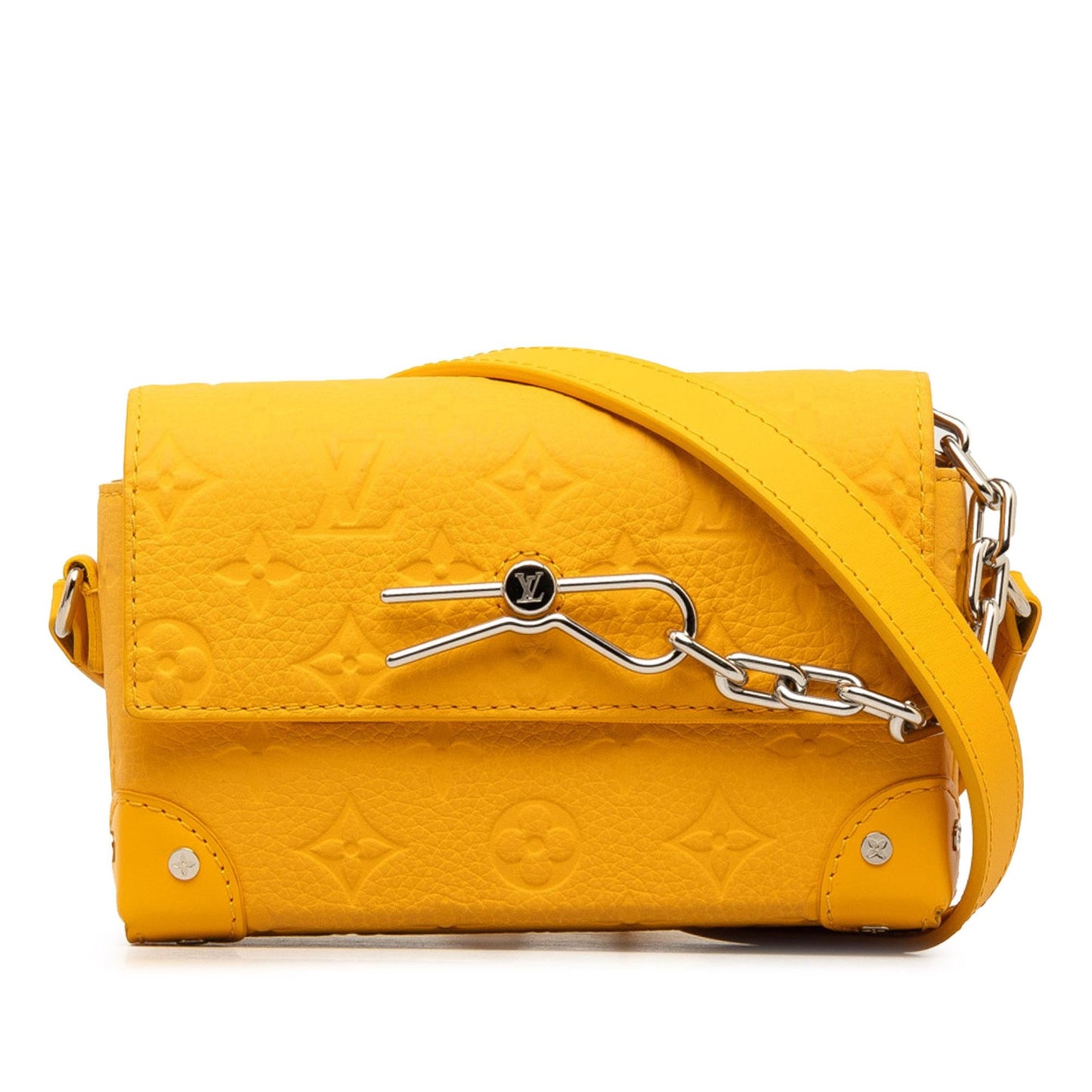 Louis Vuitton Monogram Taurillon Steamer Wearable Wallet (SHG-OwPBBF)