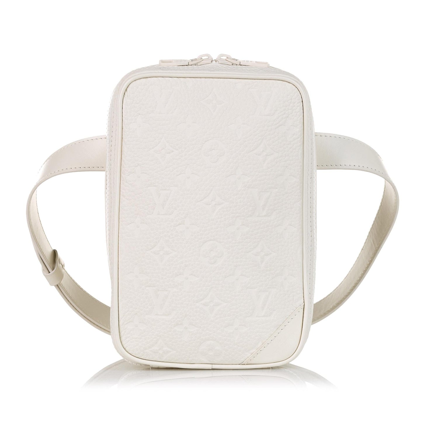 Louis Vuitton Monogram Taurillon Utility Side Belt Bag (SHG-37447)