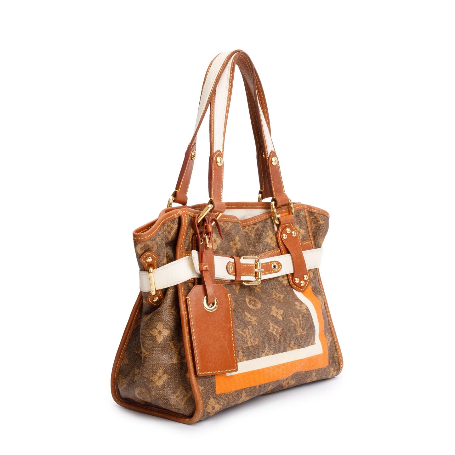 Louis Vuitton  Monogram Tisse Sac Rayures PM Tote