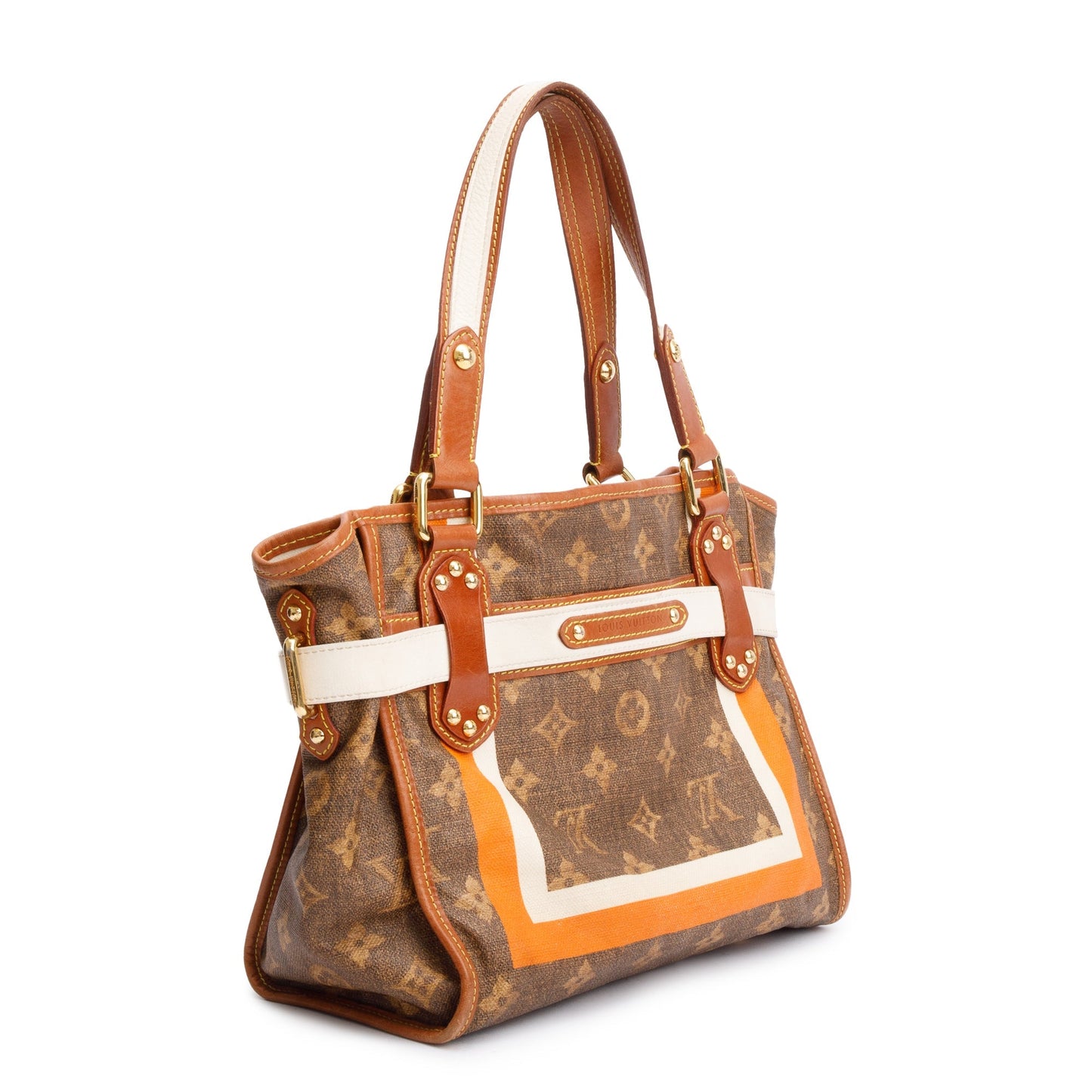 Louis Vuitton  Monogram Tisse Sac Rayures PM Tote