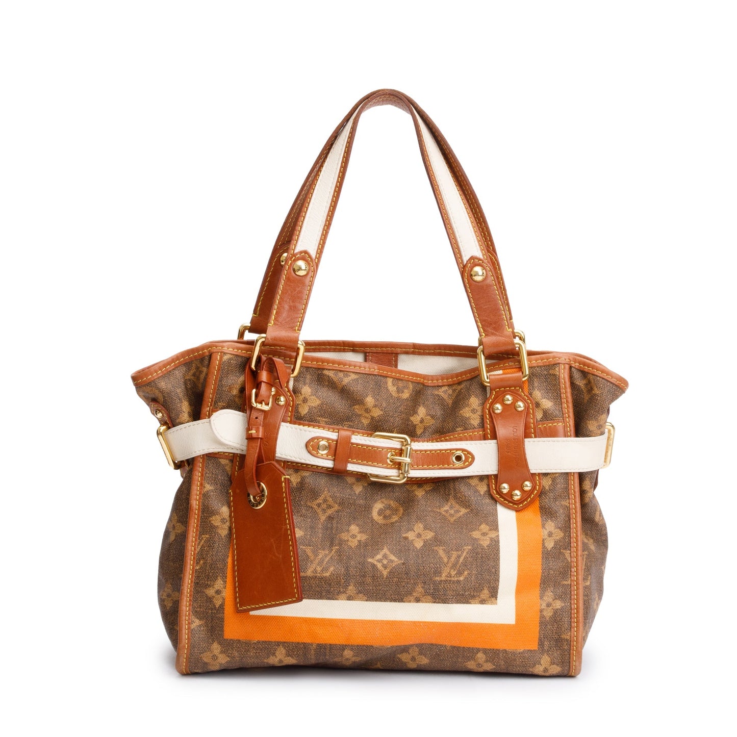 Louis Vuitton  Monogram Tisse Sac Rayures PM Tote