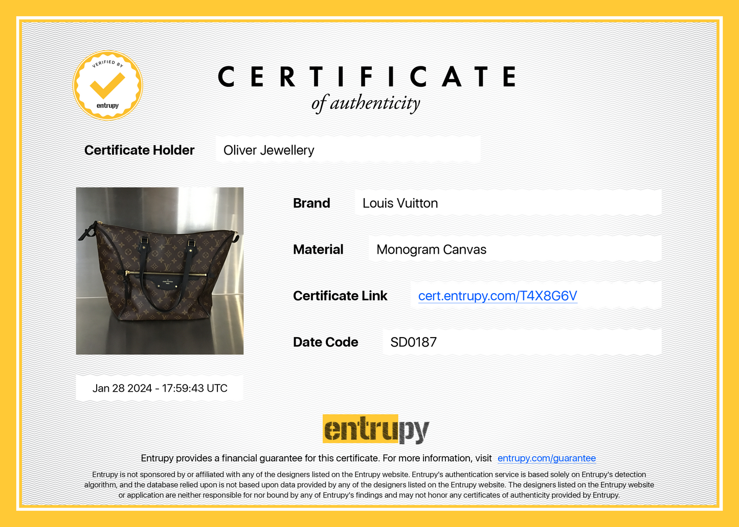 Louis Vuitton Monogram Tournelle MM