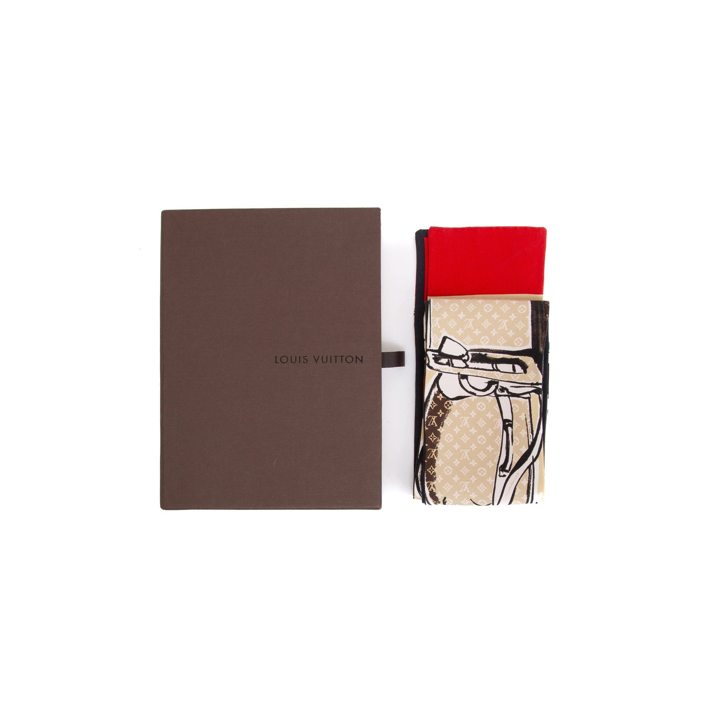 Louis Vuitton Monogram Trunk Silk Bandeau