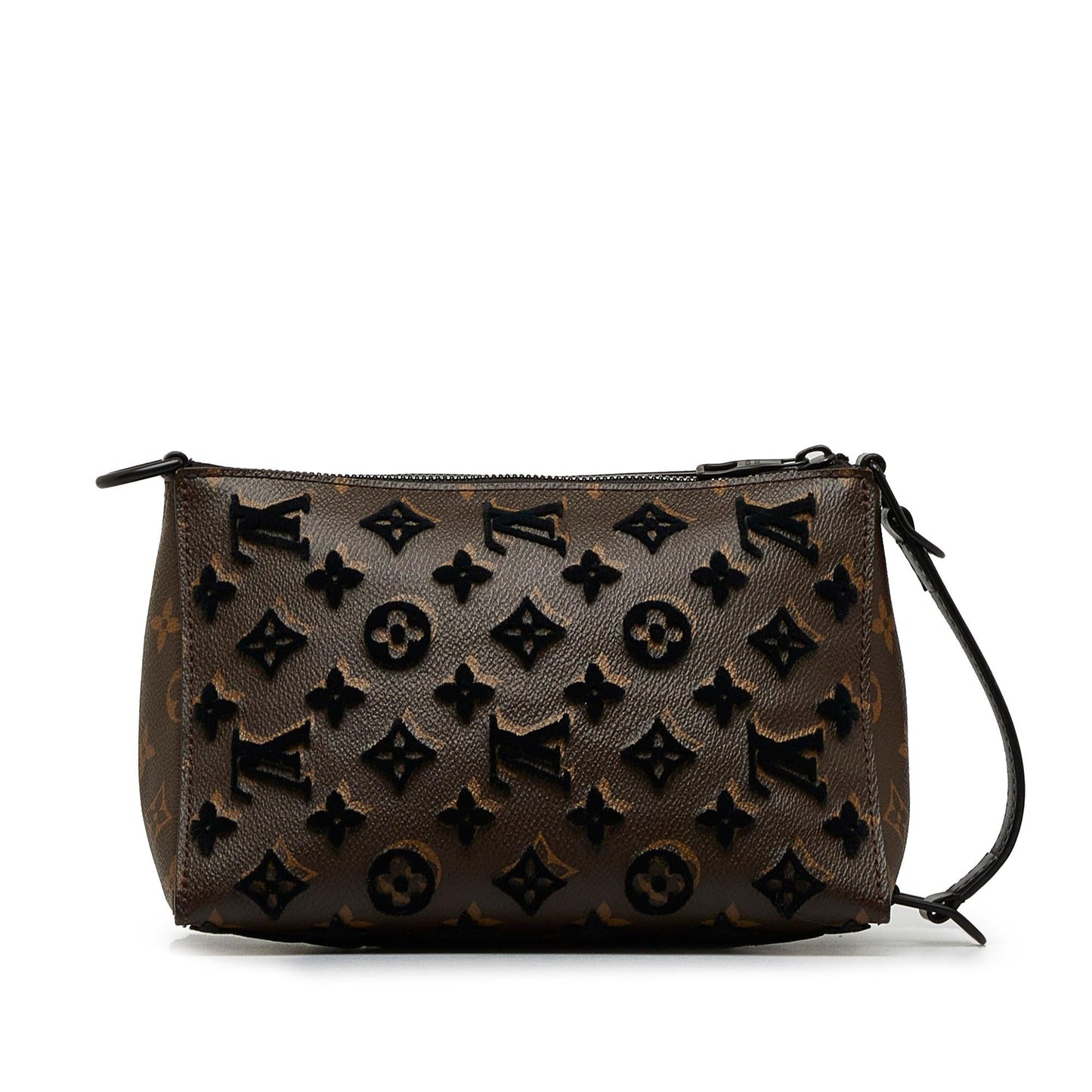 Louis Vuitton Monogram Tuffetage Triangle Messenger (SHG-mXWoCr)
