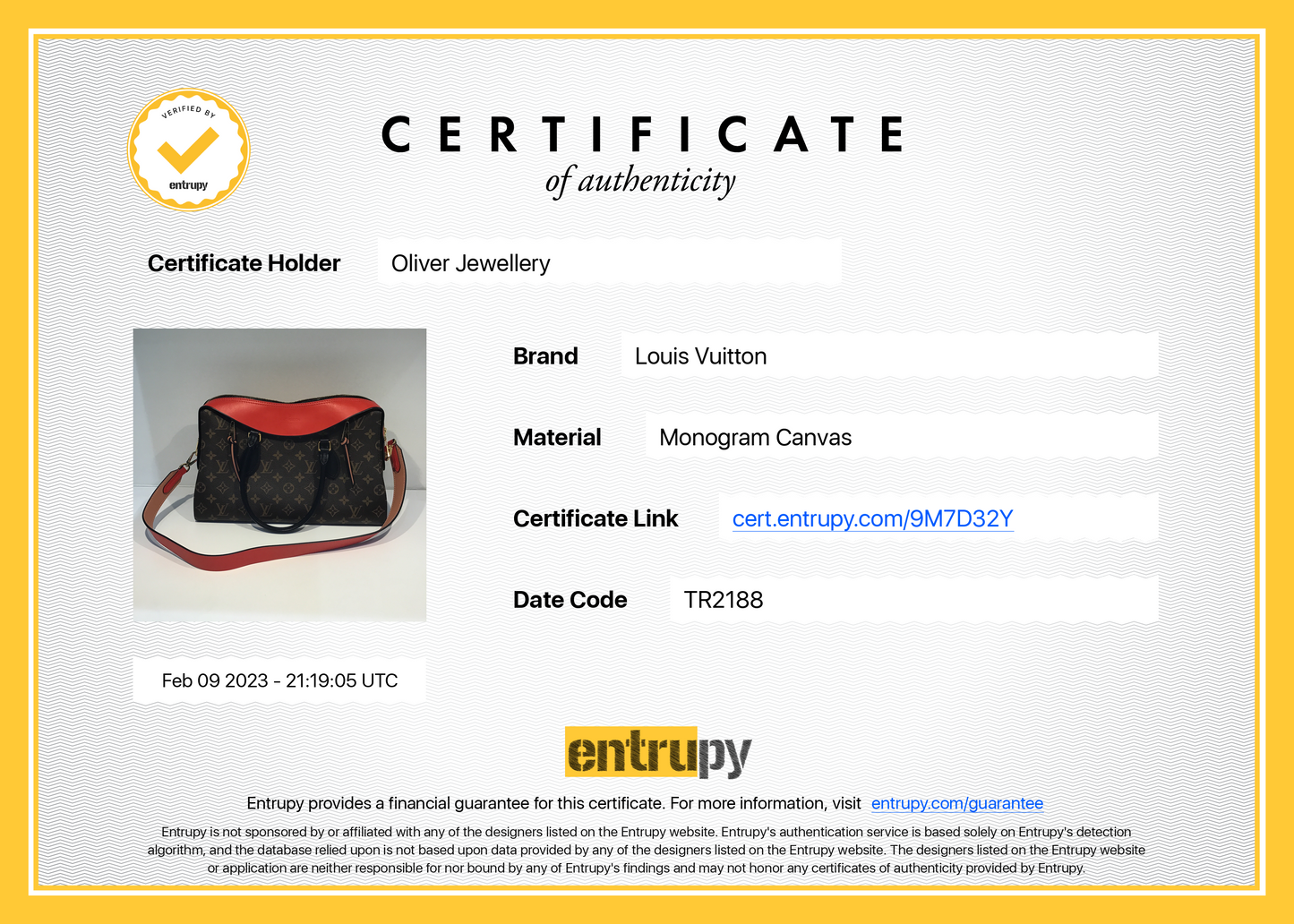 Louis Vuitton Monogram Tuileries Bag