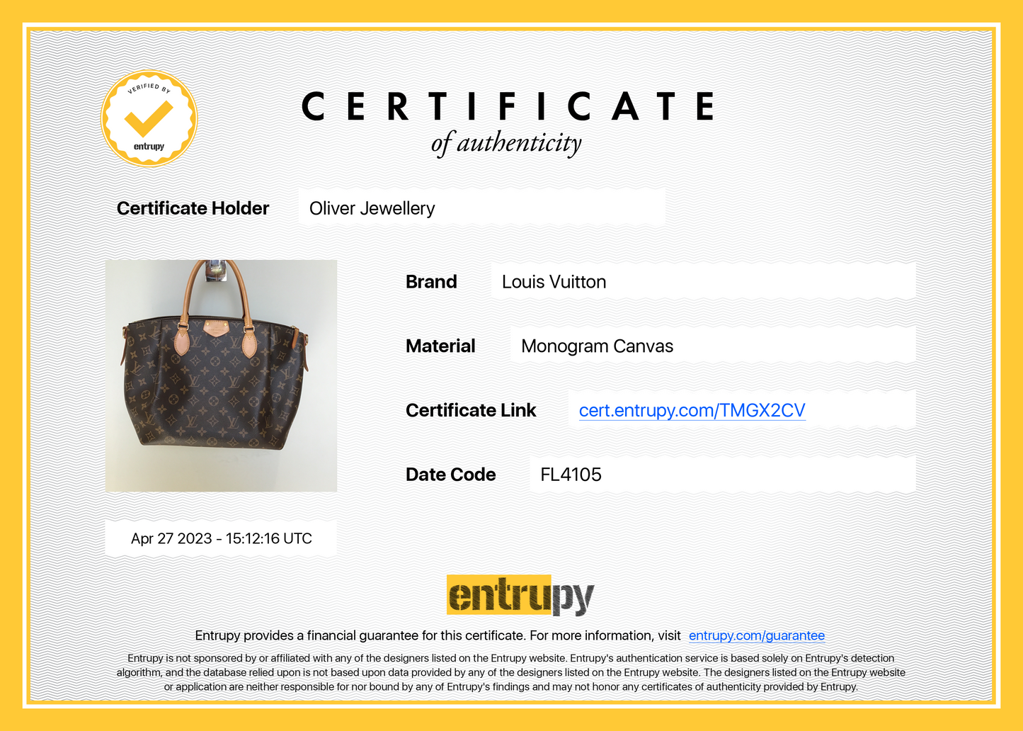 Louis Vuitton Monogram Turenne MM