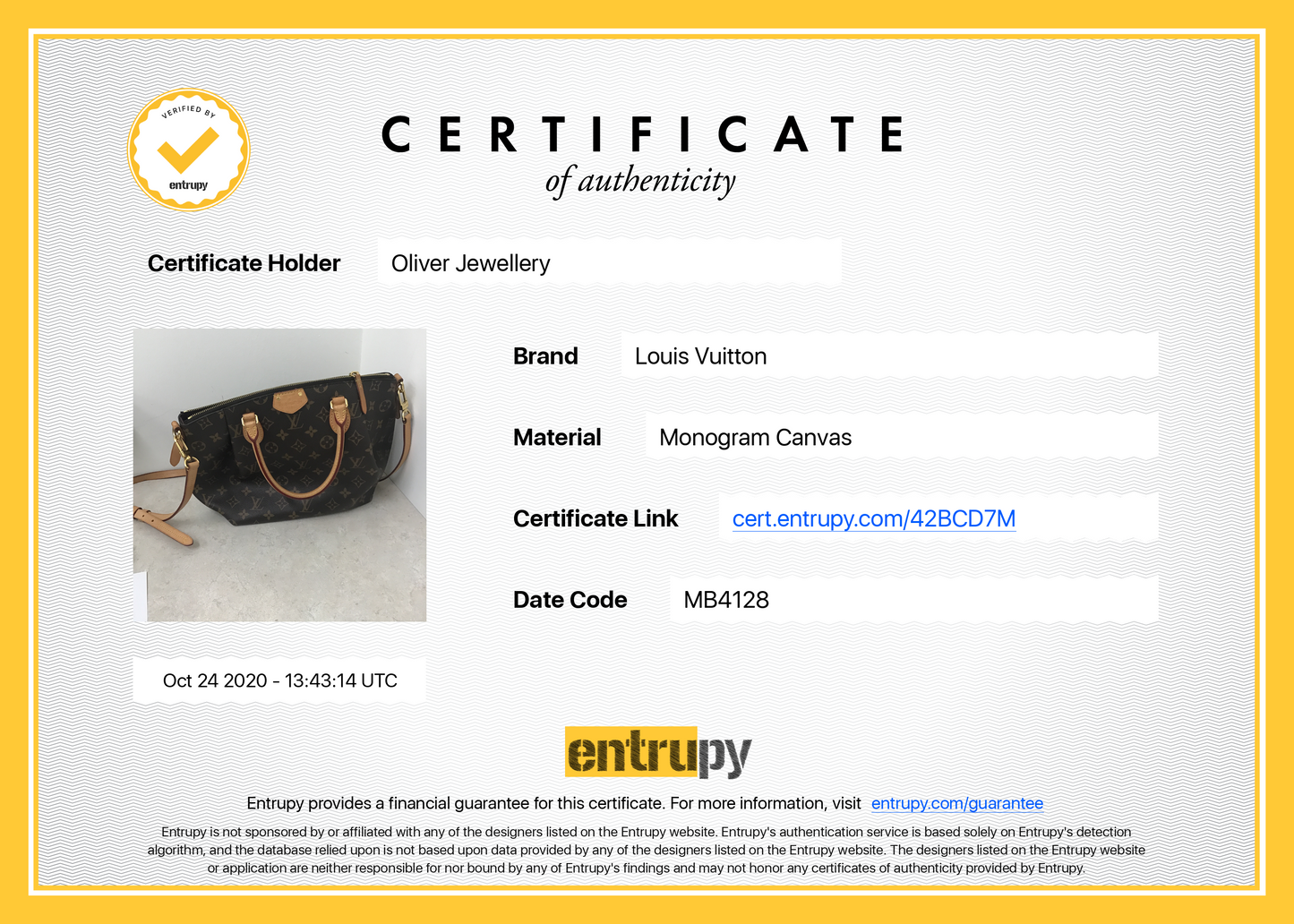 Louis Vuitton Monogram Turenne PM