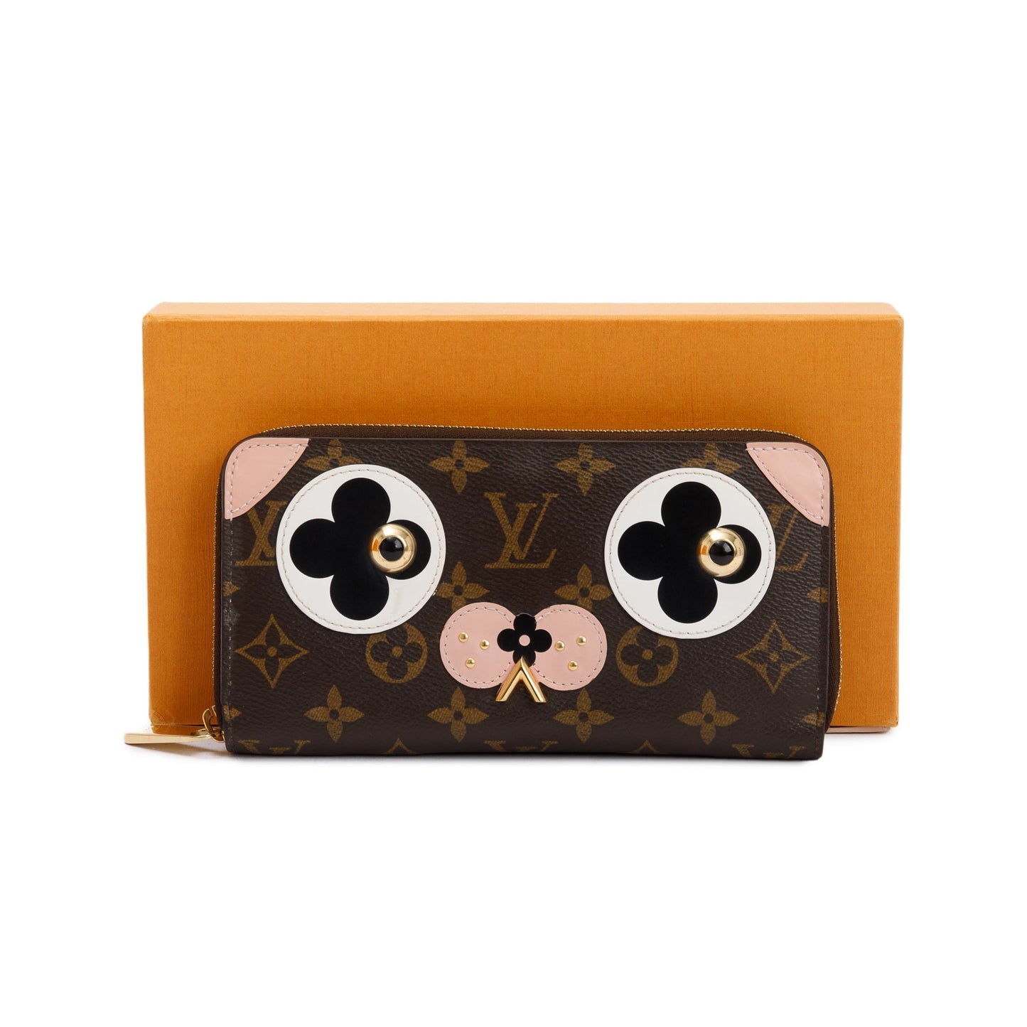 Louis Vuitton Monogram Valentine Dog Zippy Wallet